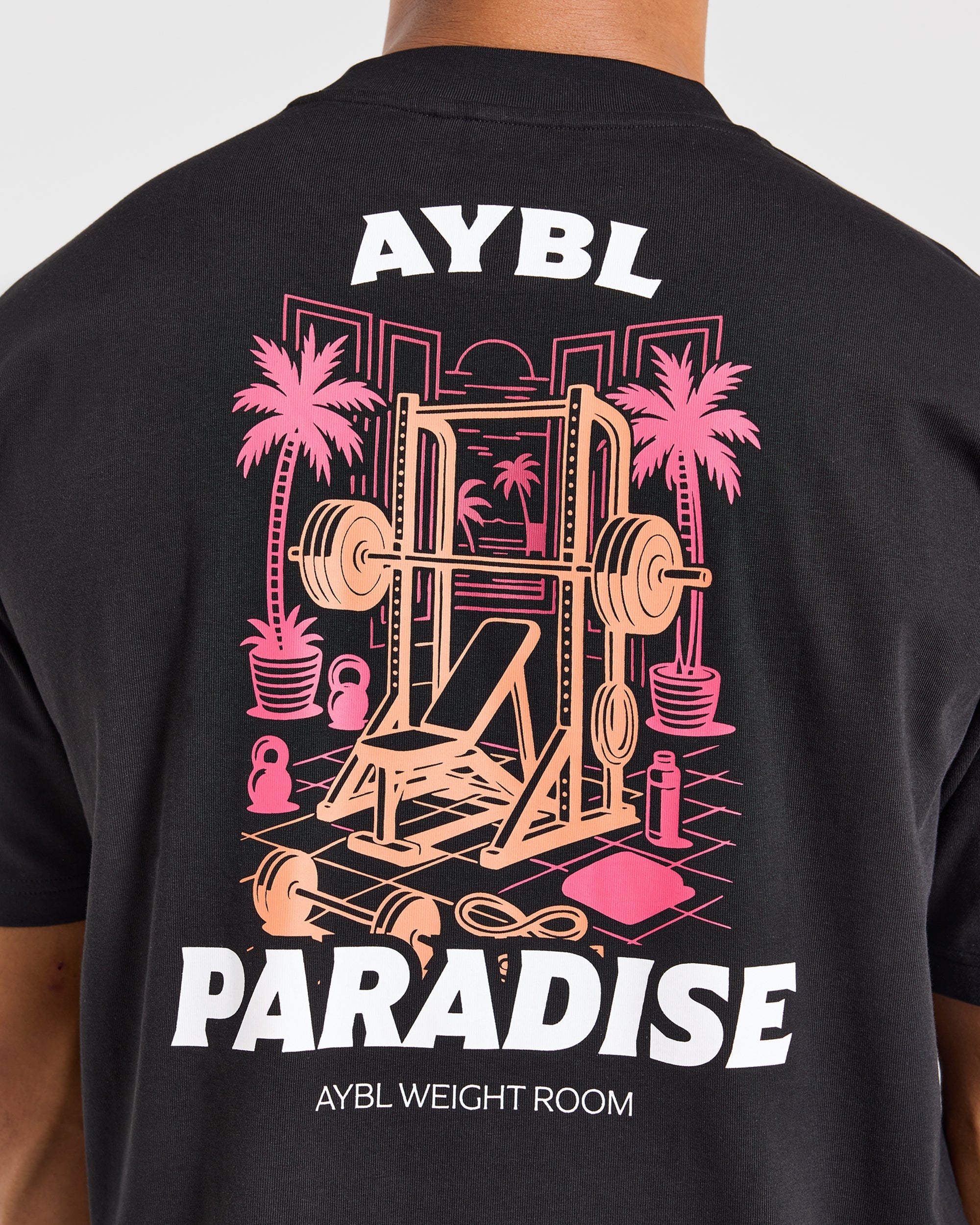 Iron Paradise Oversized T Shirt - Zwart