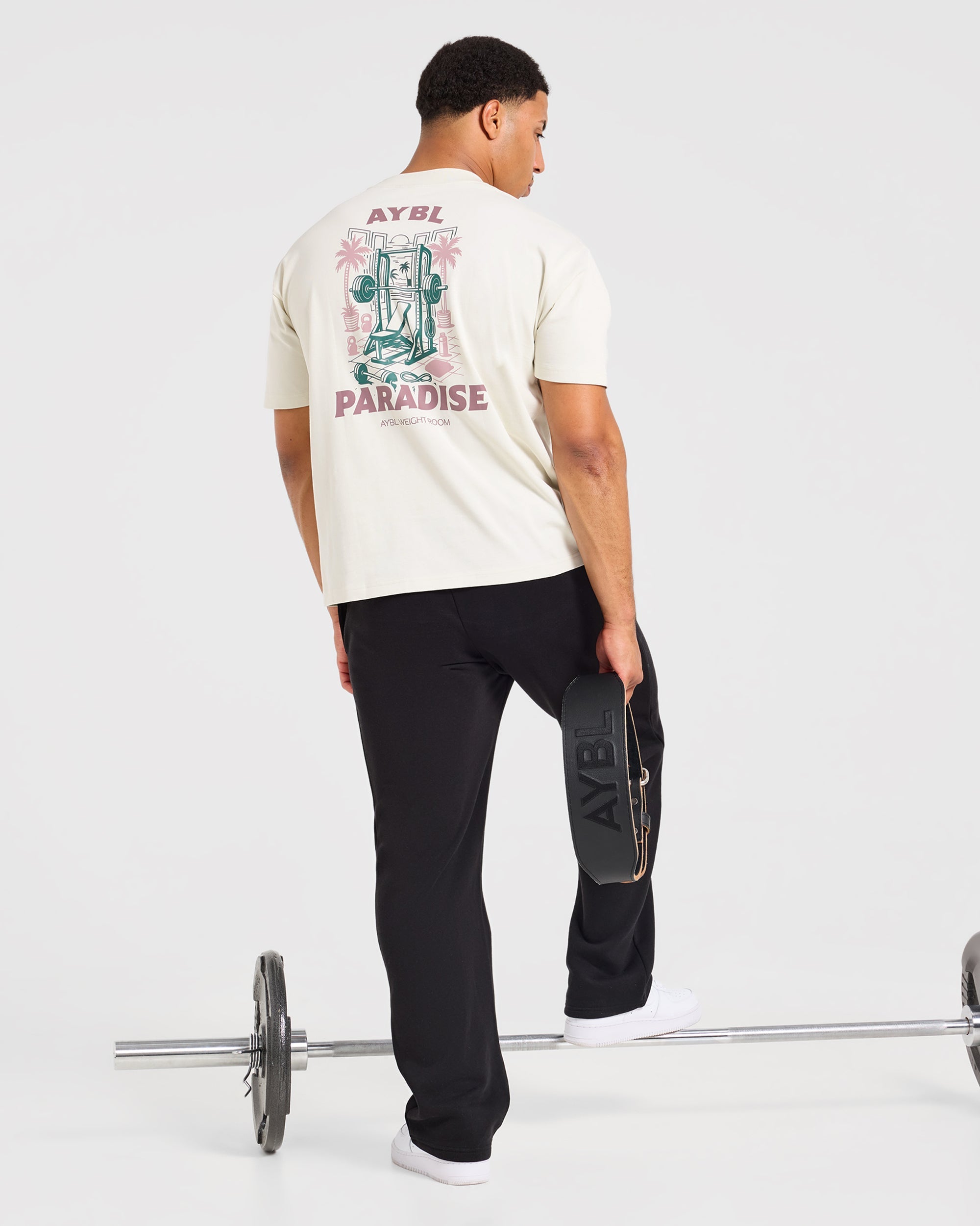 Iron Paradise Oversized T Shirt - Off Wit