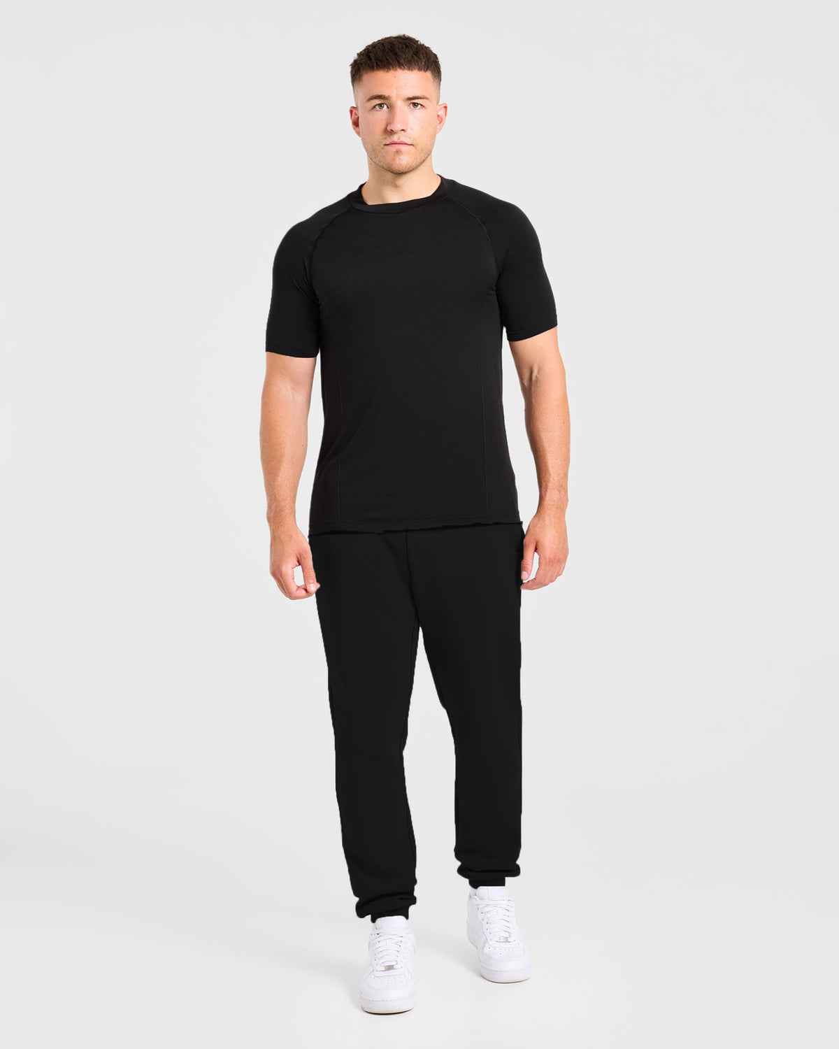 Reinforce Performance Seamless T Shirt - Zwart