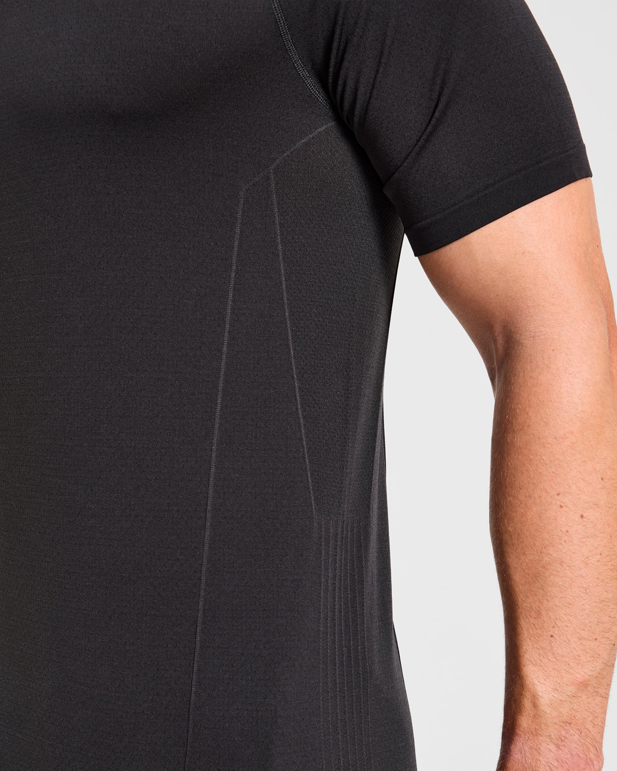 Reinforce Performance Seamless T Shirt - Zwart