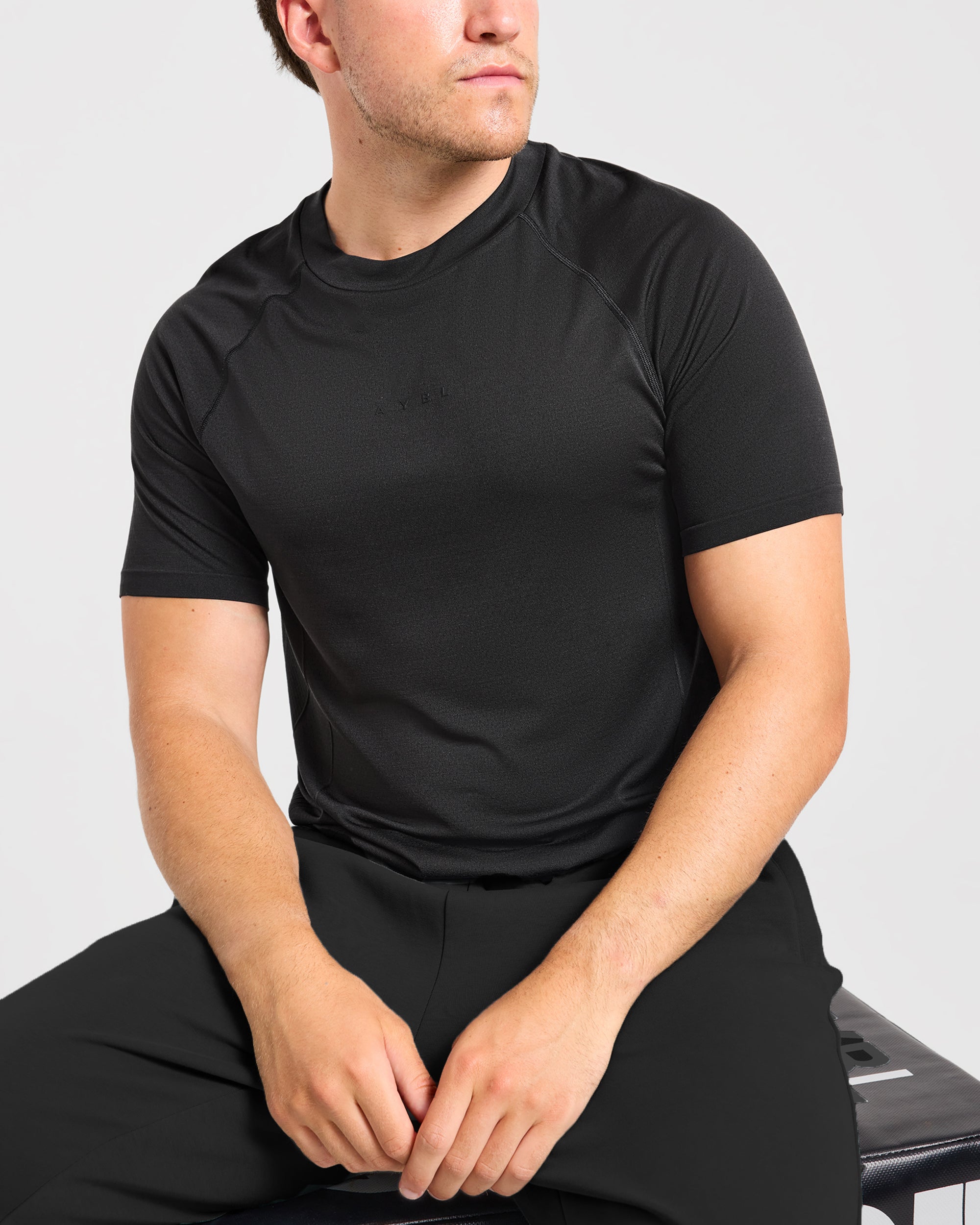 Reinforce Performance Seamless T Shirt - Zwart