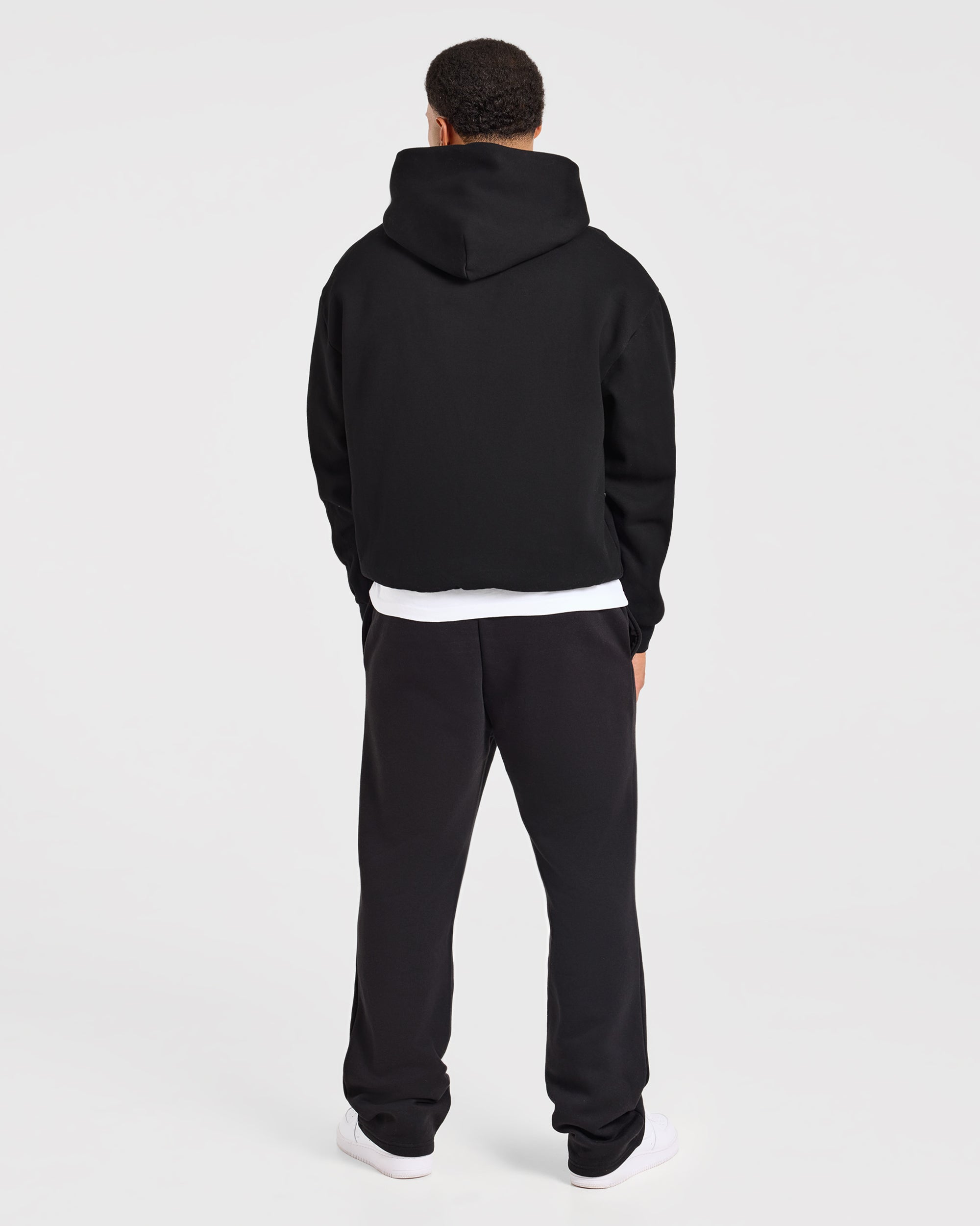 Essential Oversized Hoodie - Zwart
