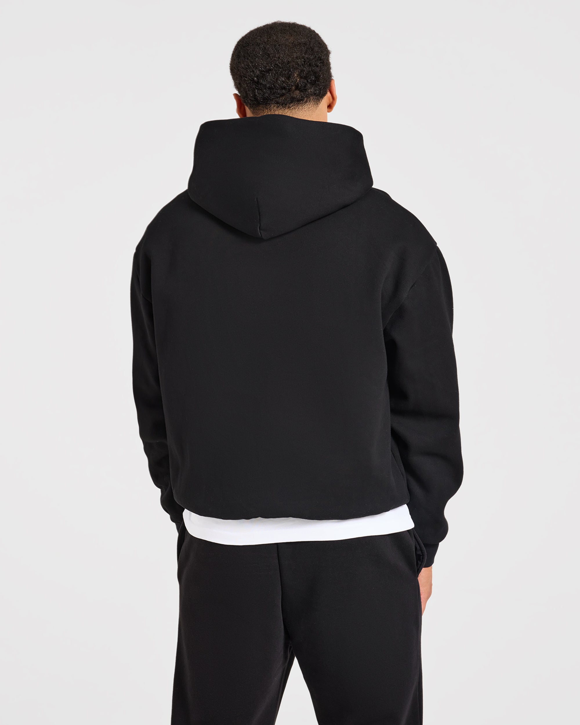 Essential Oversized Hoodie - Zwart