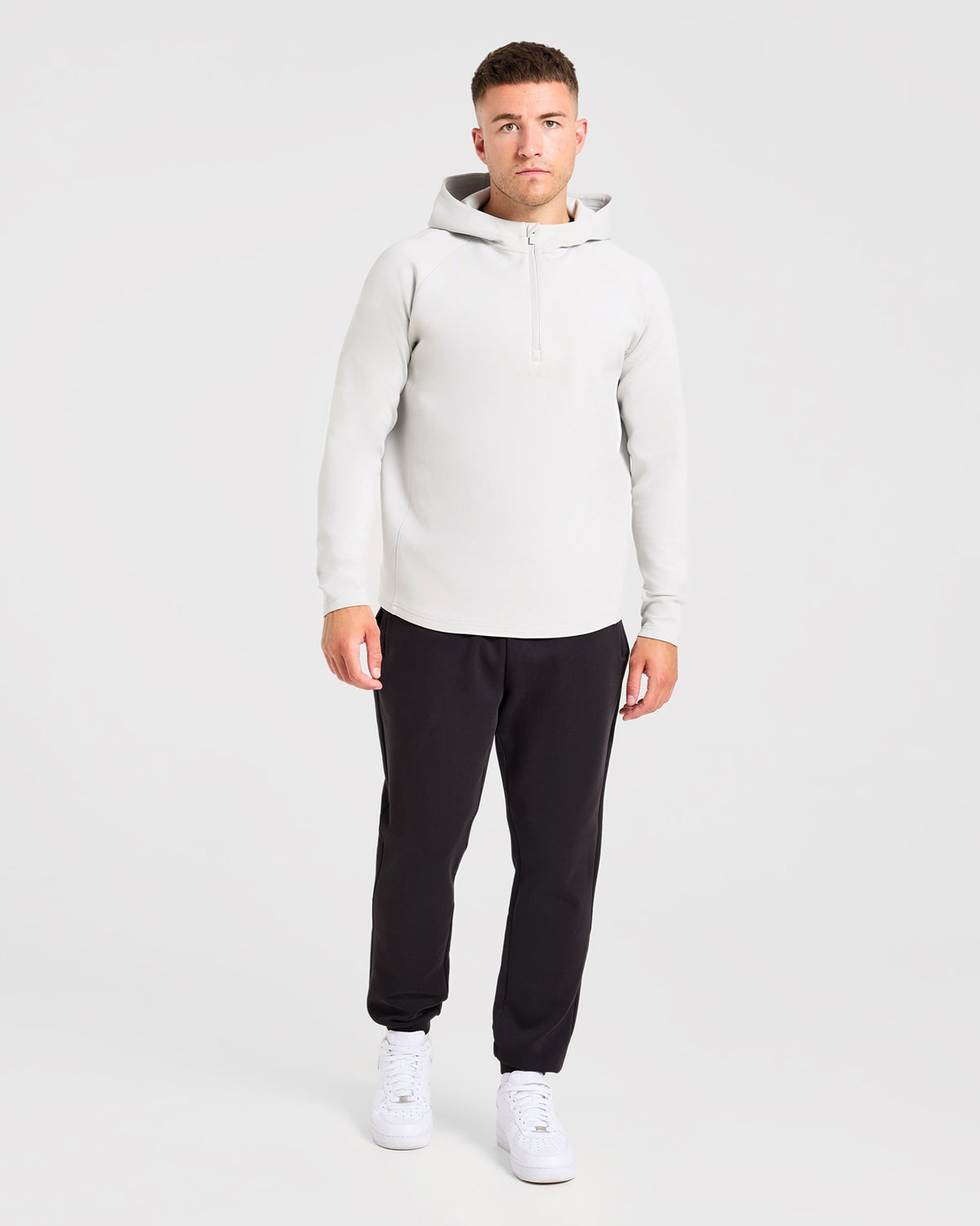 Reinforce Performance 1/2 Zip Pullover - Light Stone Grey