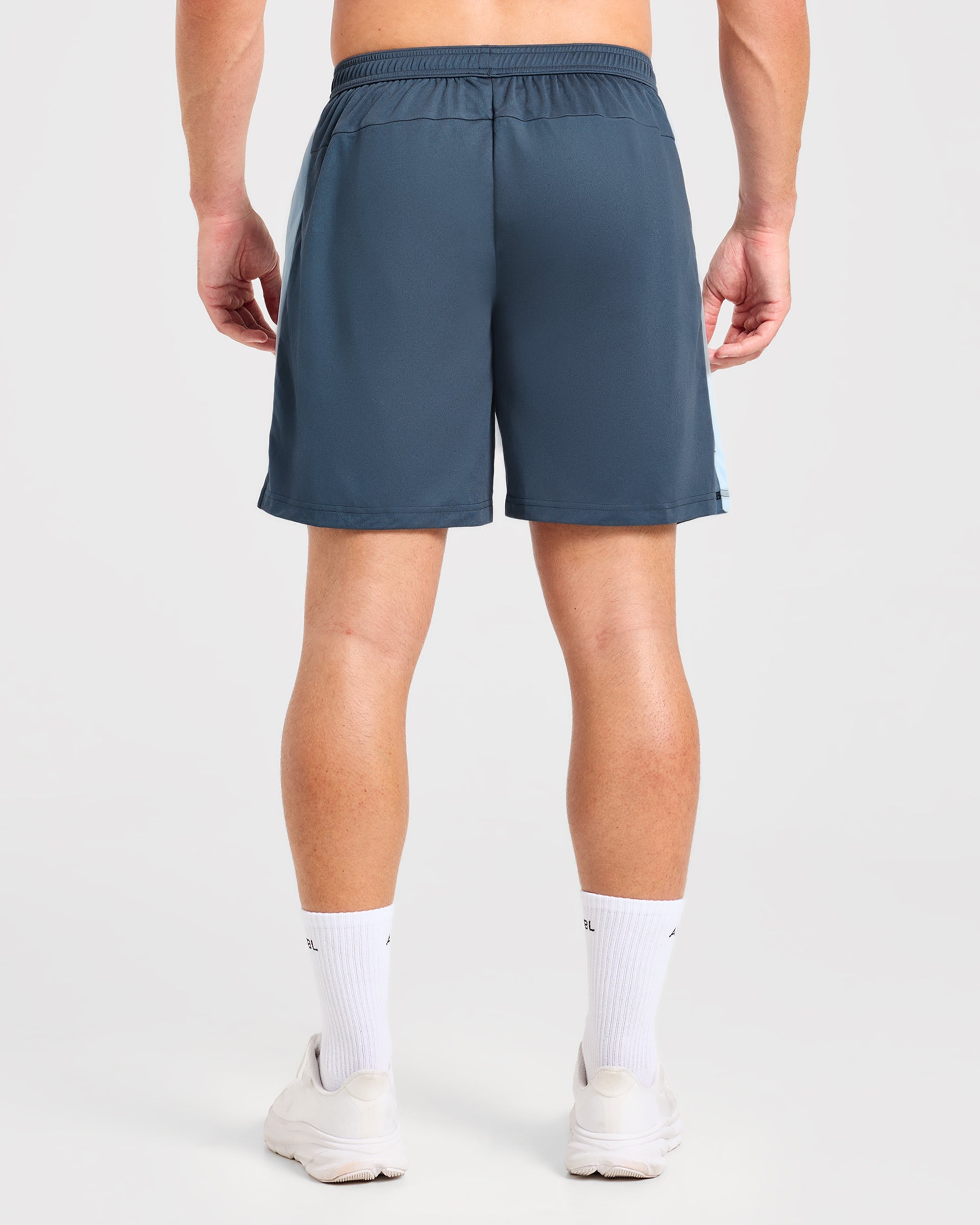 Active Shorts - Muted Navy/Light Blauw