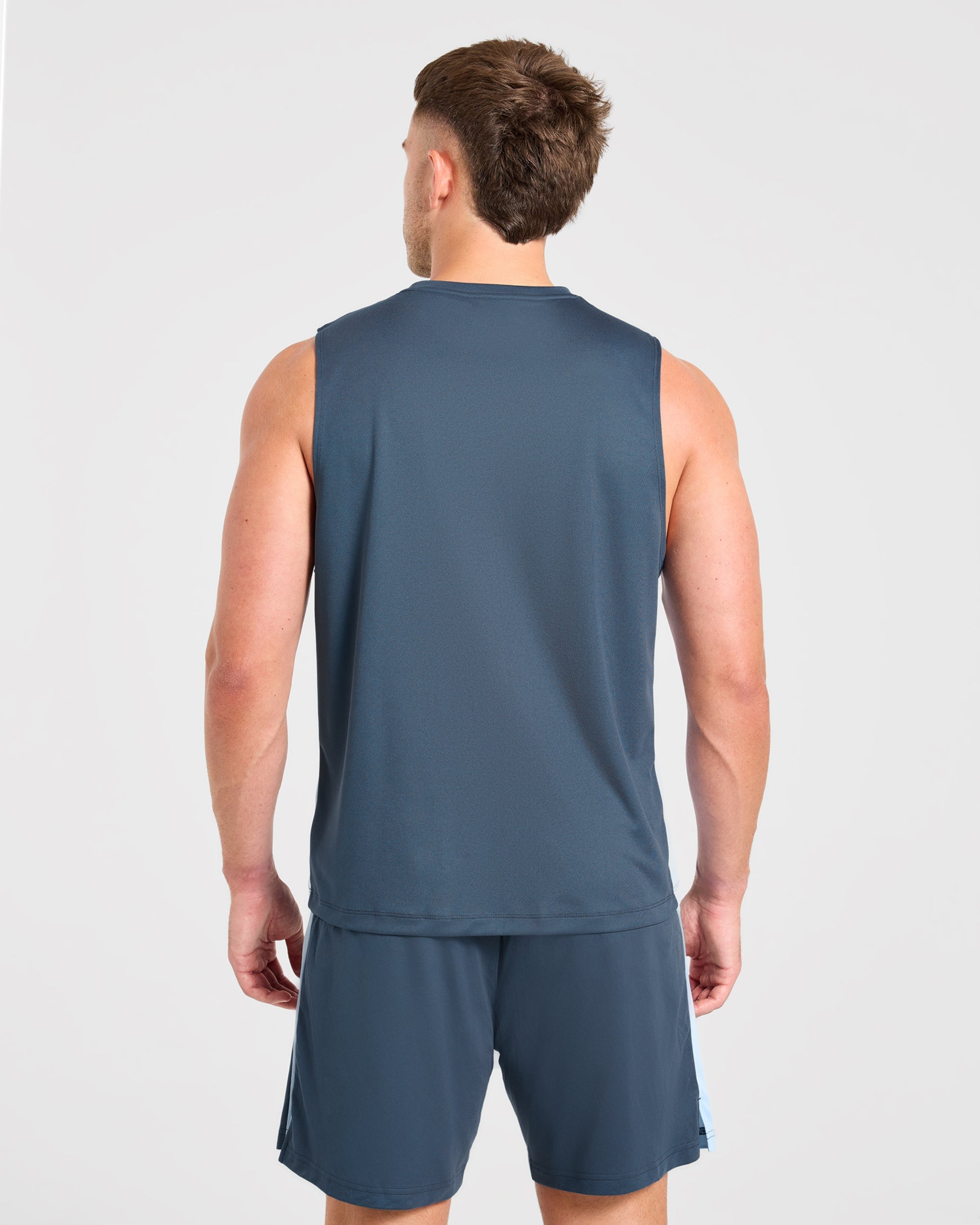 Active Vest - Muted Navy/Light Blauw