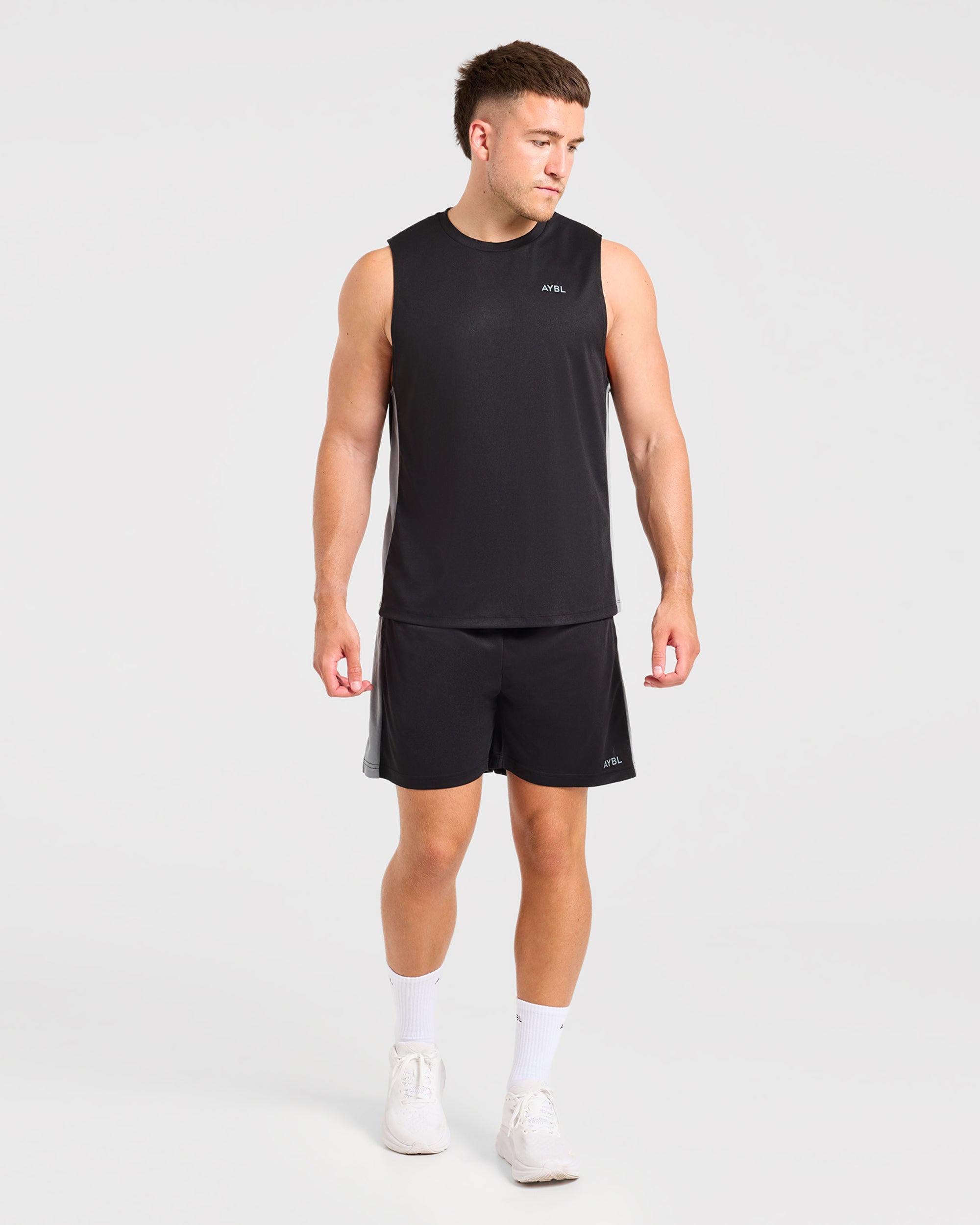 Active Shorts - Zwart/Charcoal