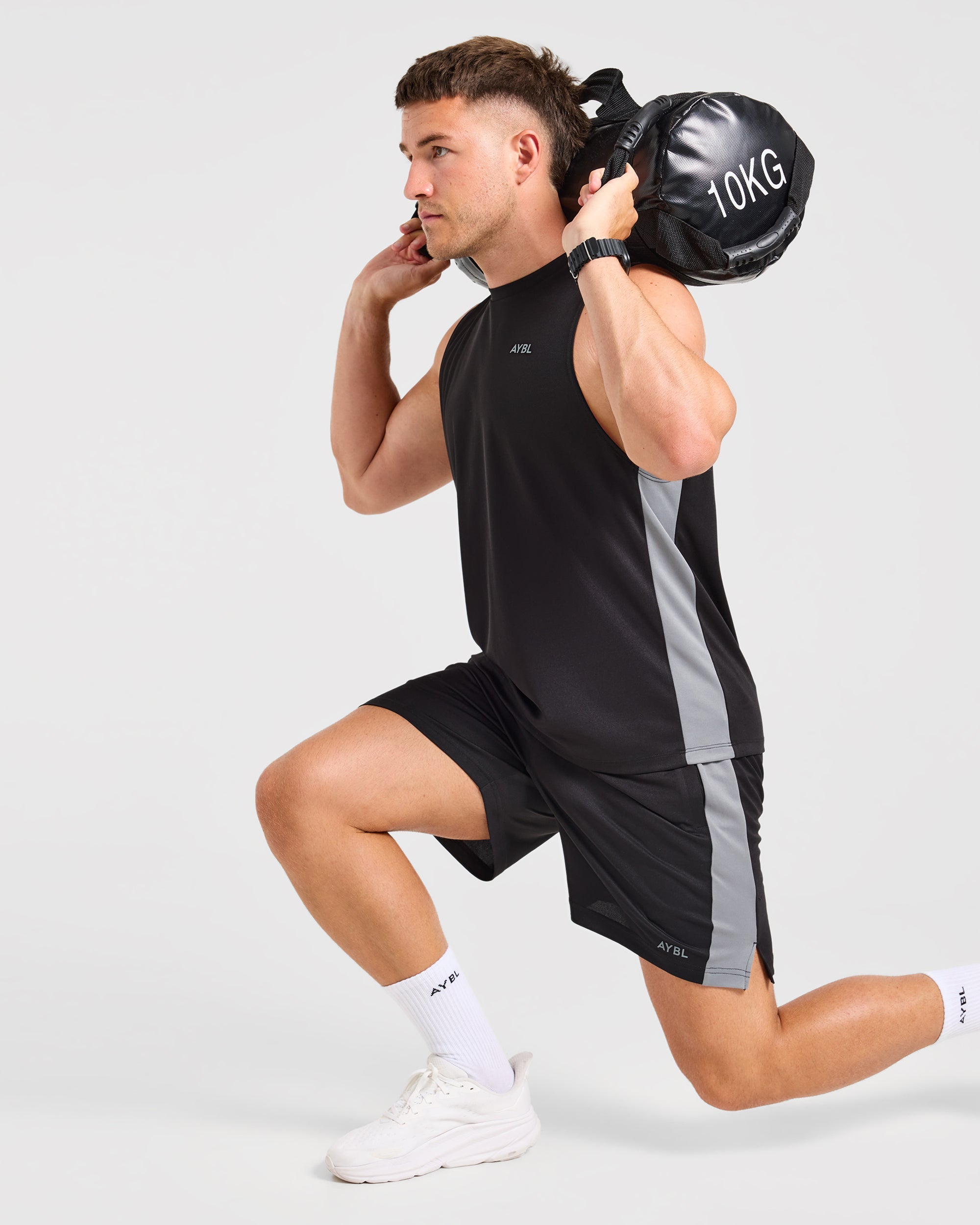 Active Shorts - Zwart/Charcoal