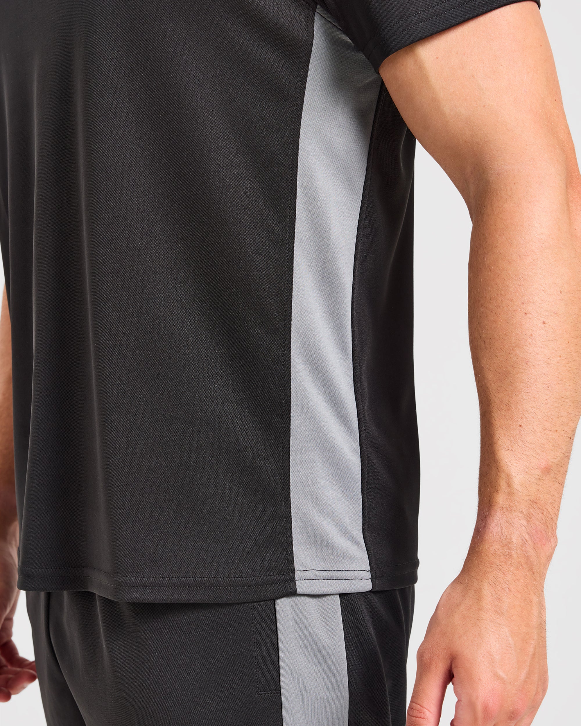 Active T Shirt - Zwart/Charcoal