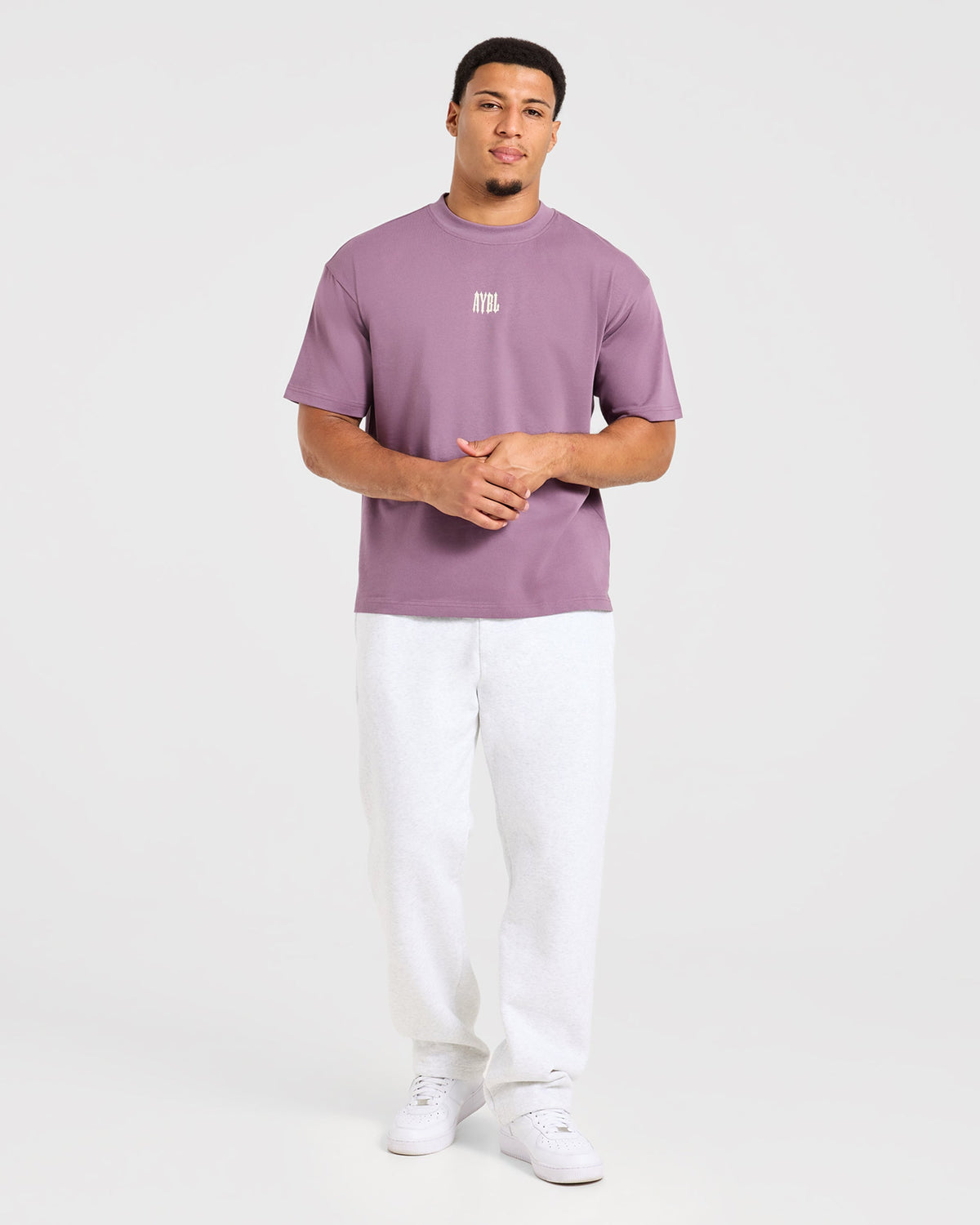 AYBL Iron Club Kettlebell Oversized T Shirt - Midnight Paars