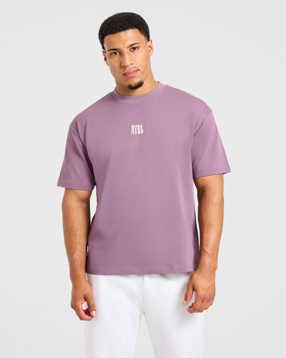 AYBL Iron Club Kettlebell Oversized T Shirt - Midnight Paars