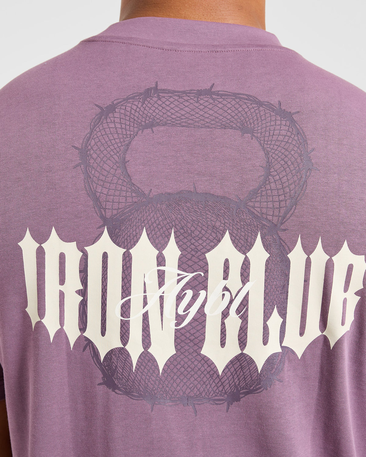 AYBL Iron Club Kettlebell Oversized T Shirt - Midnight Paars