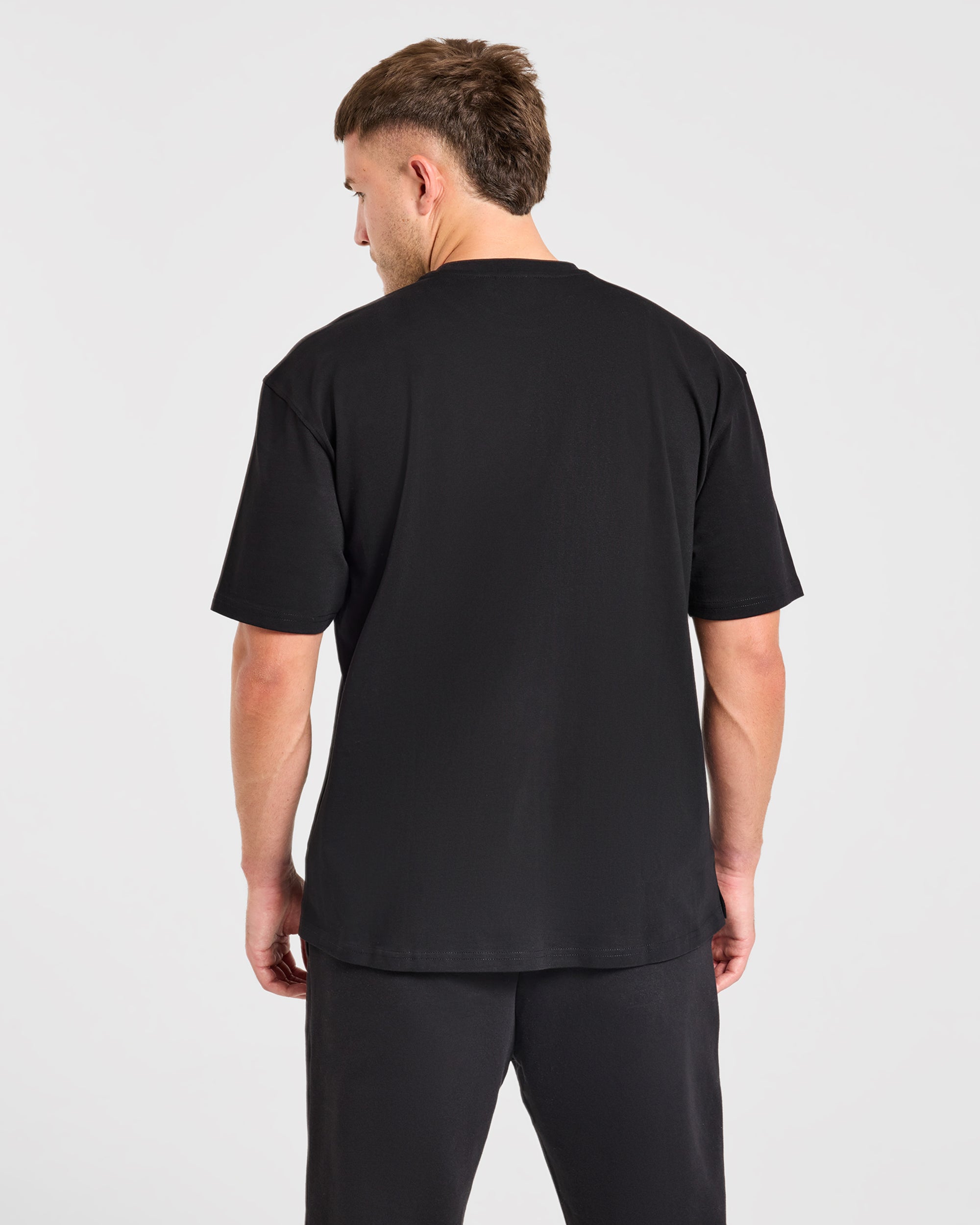 AYBL Elite Iron Oversized T Shirt - Zwart