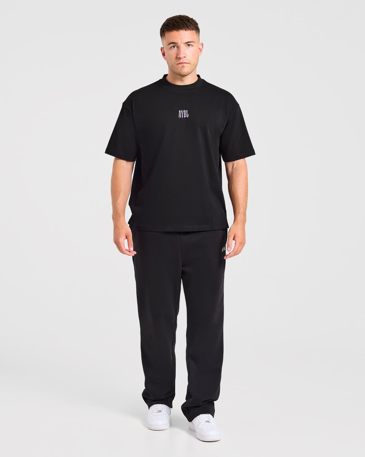 AYBL Iron Club Kettlebell Oversized T Shirt - Zwart
