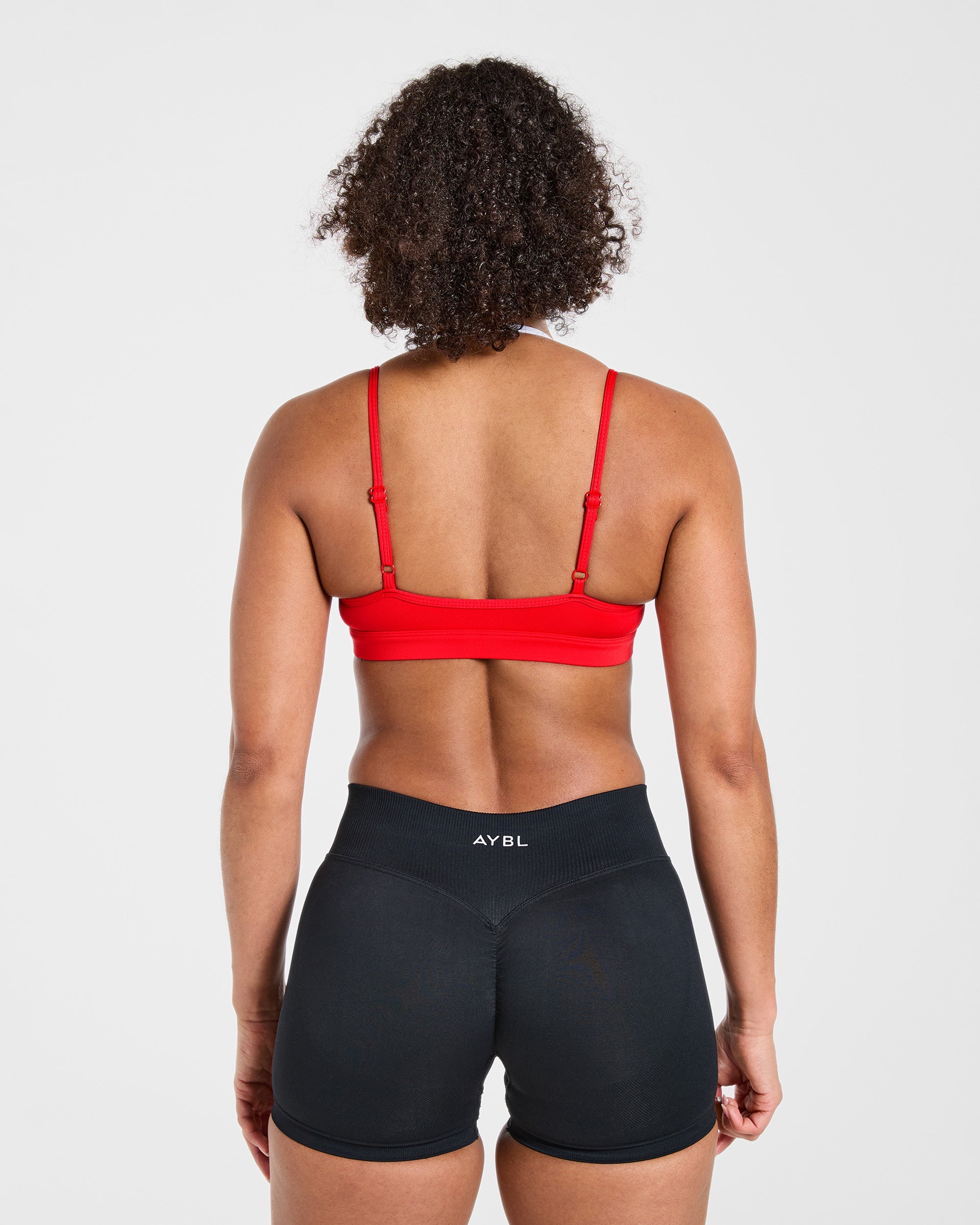 Essential Double Layer Sports Bra - Vibrant Rood