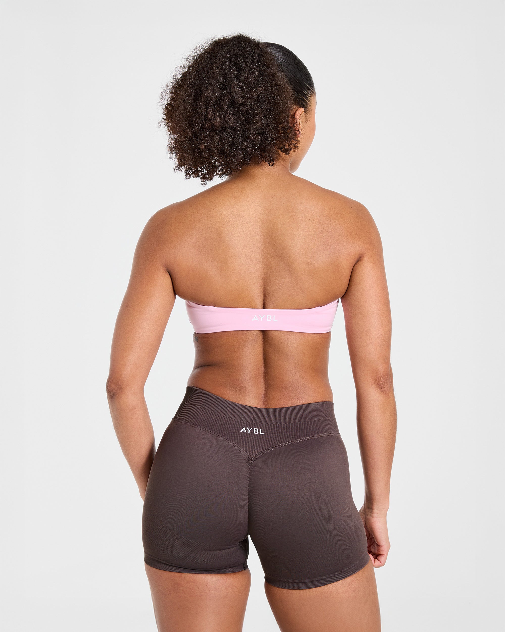 Essential Bandeau Sports Bra - Roze