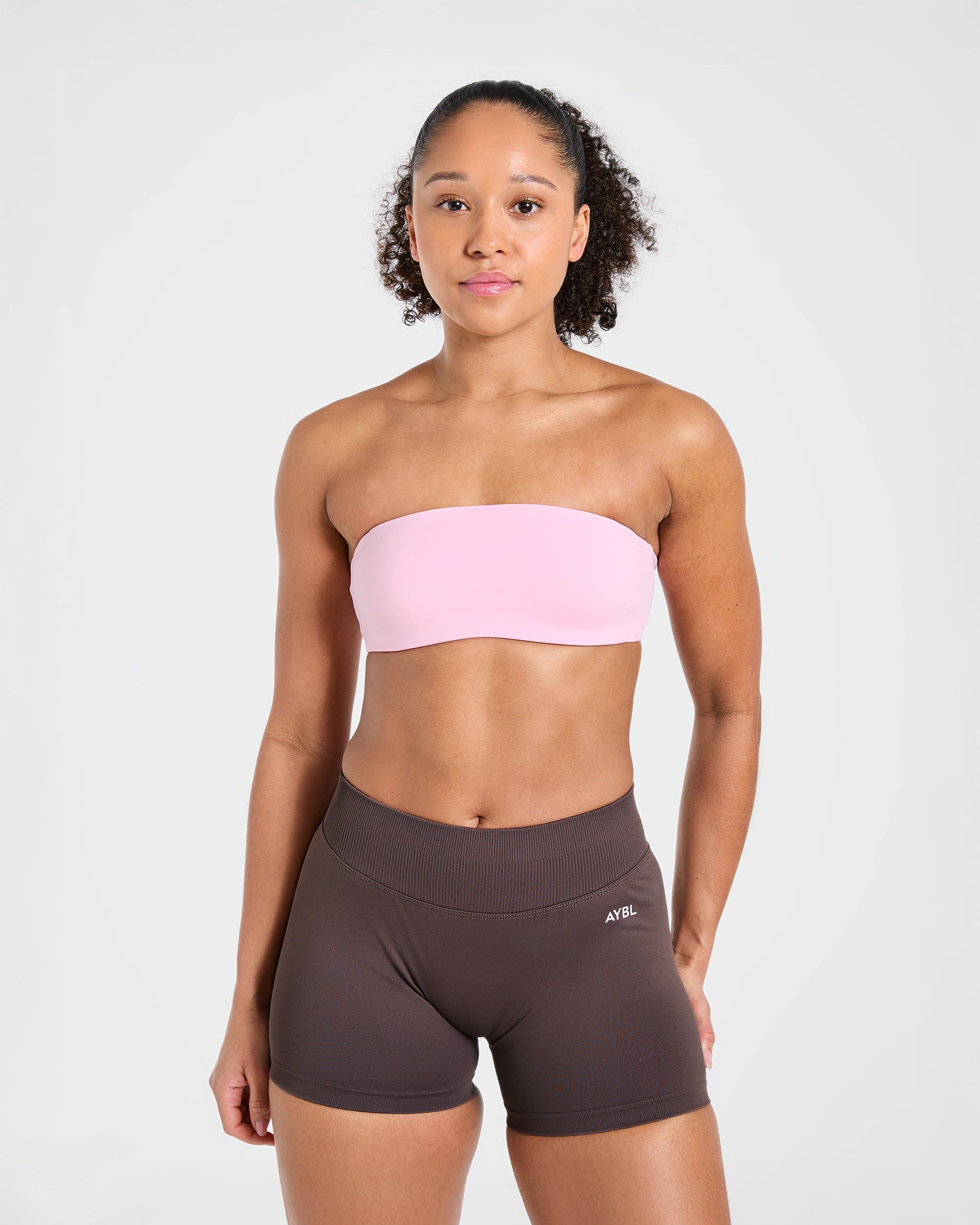 Essential Bandeau Sports Bra - Roze