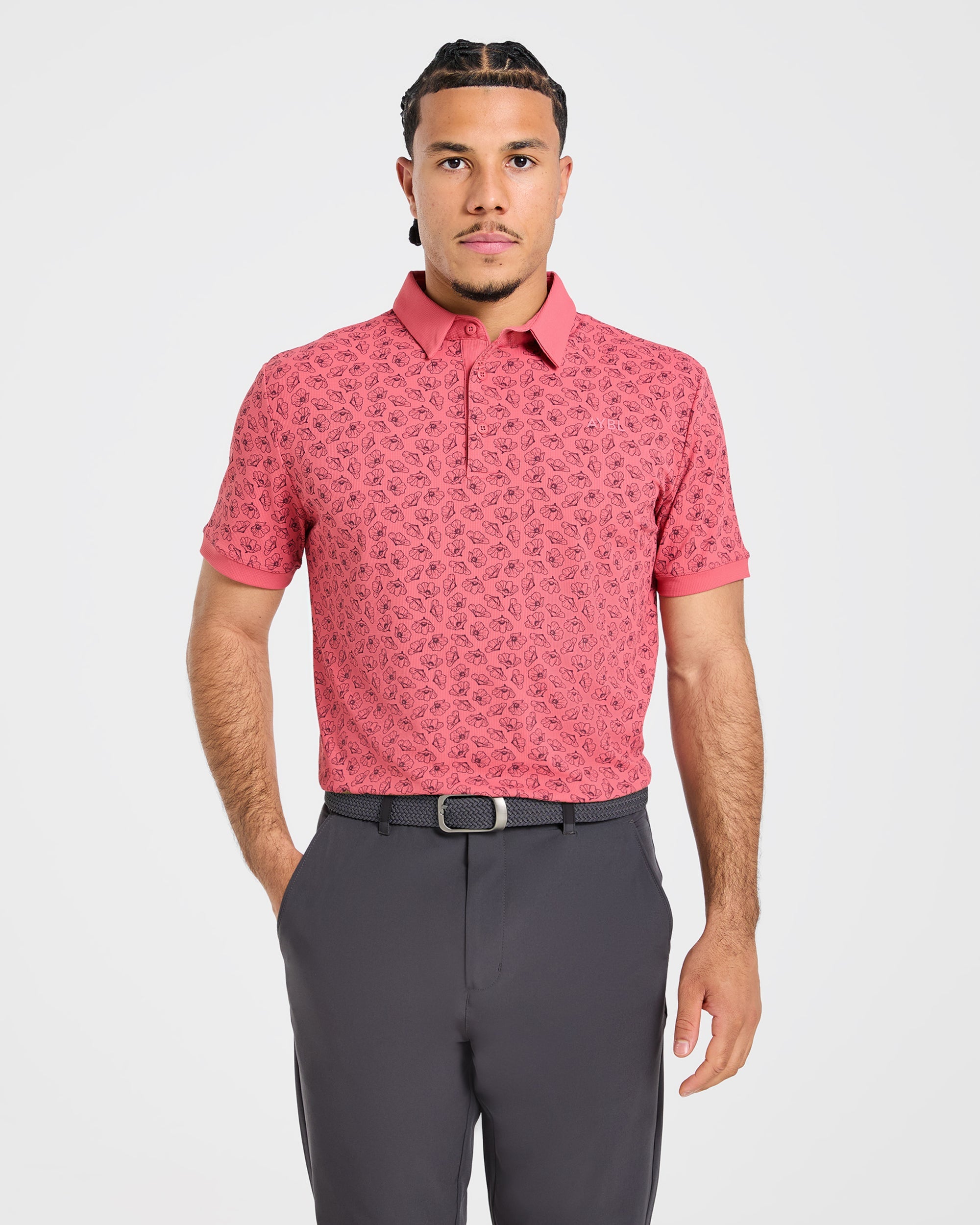 Precision Camellias Polo - Rood