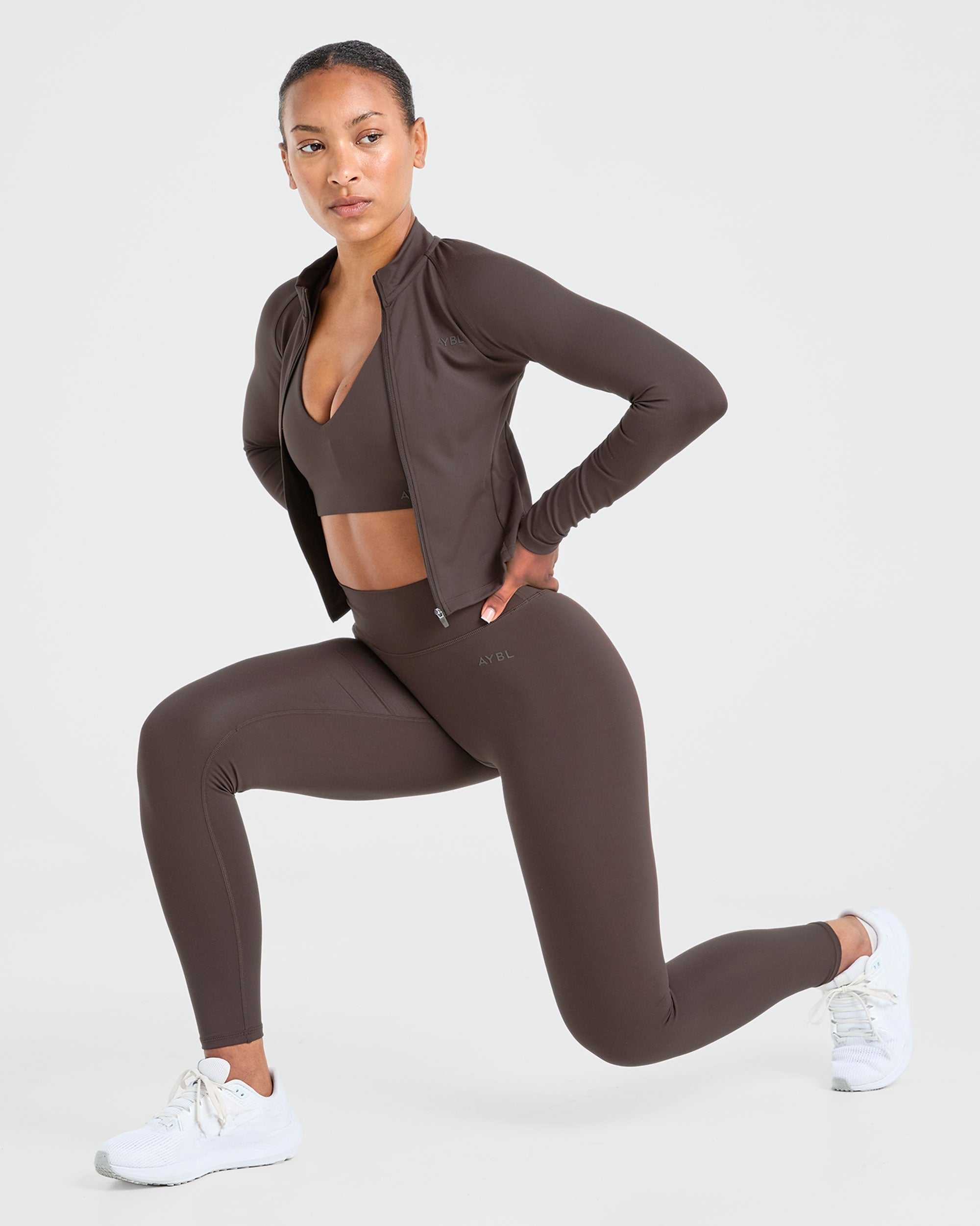 Staple Sports Bra - Coffee Bruin