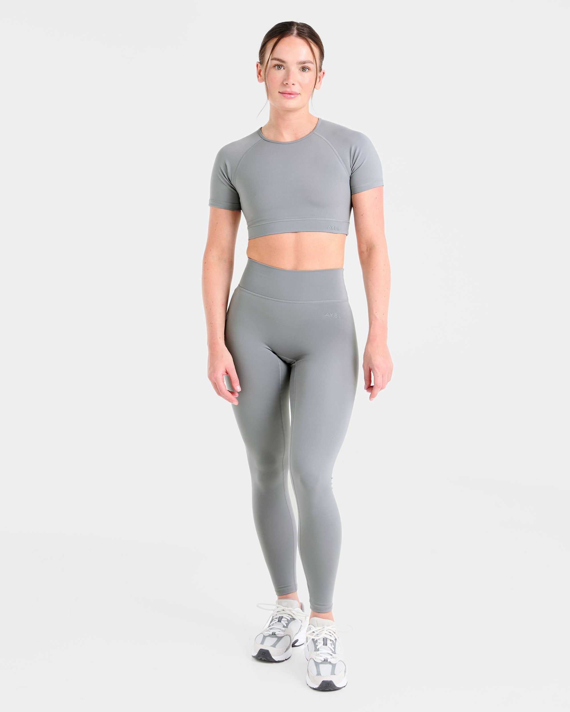 Staple Crop Top - Grijs