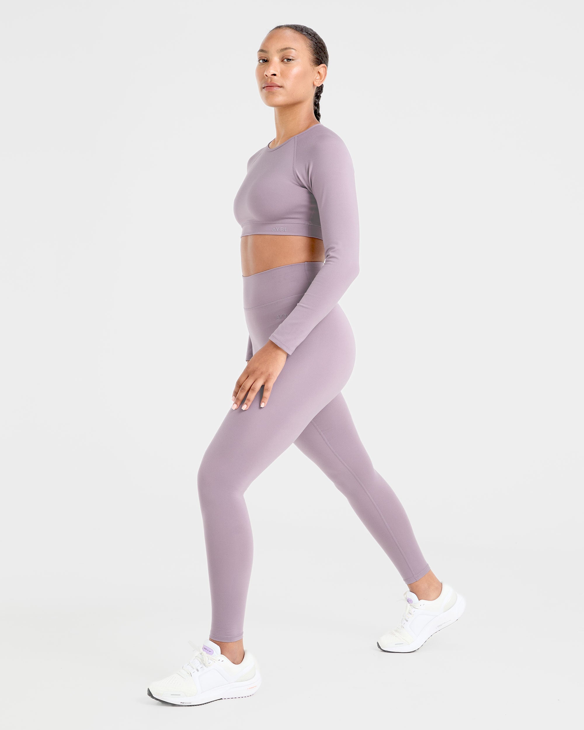 Staple Leggings - Mauve Paars