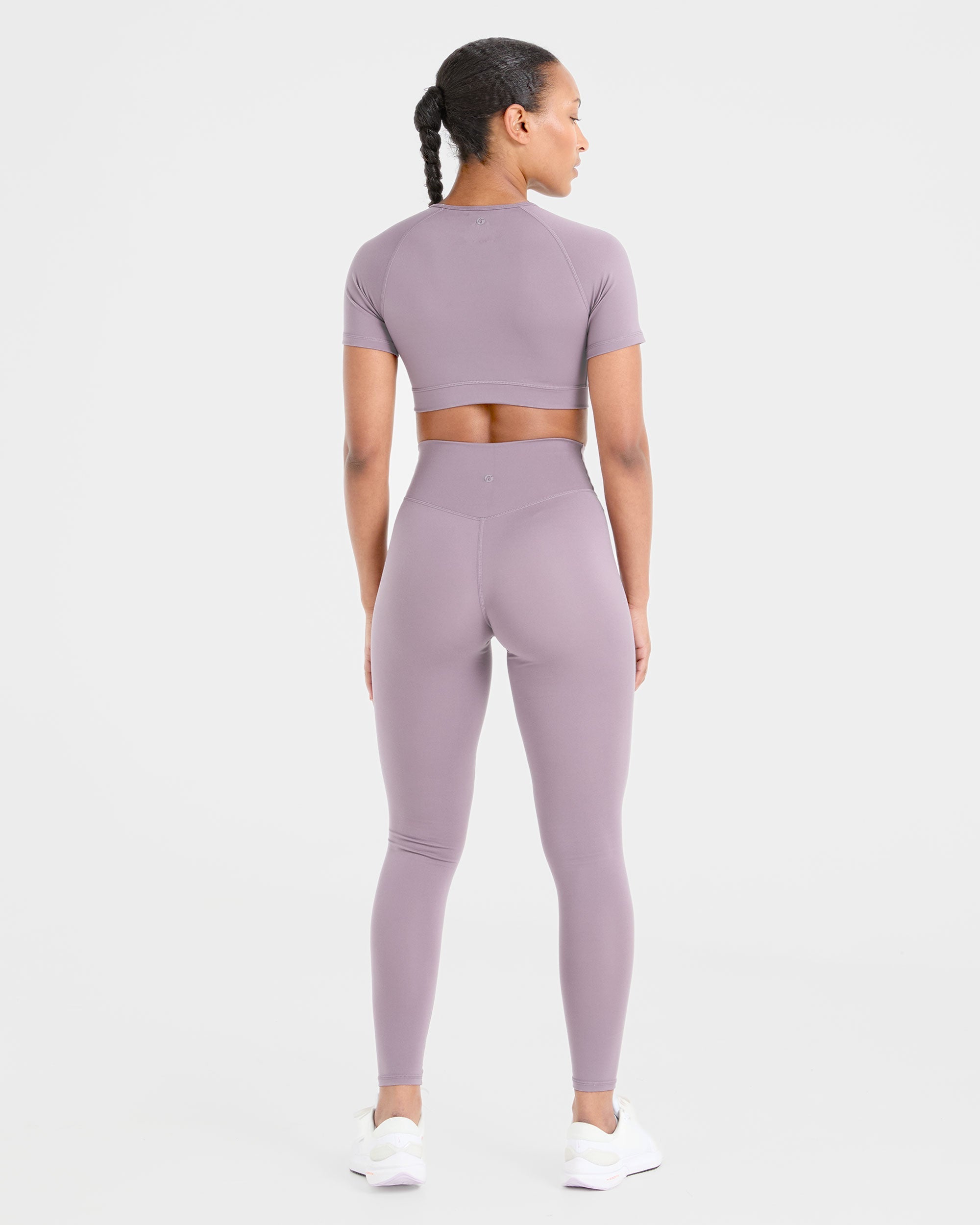 Staple Crop Top - Mauve Paars