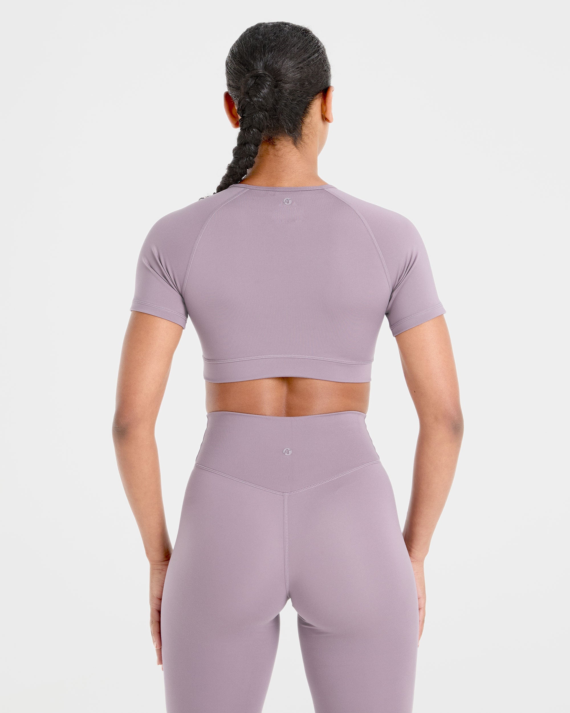 Staple Crop Top - Mauve Paars