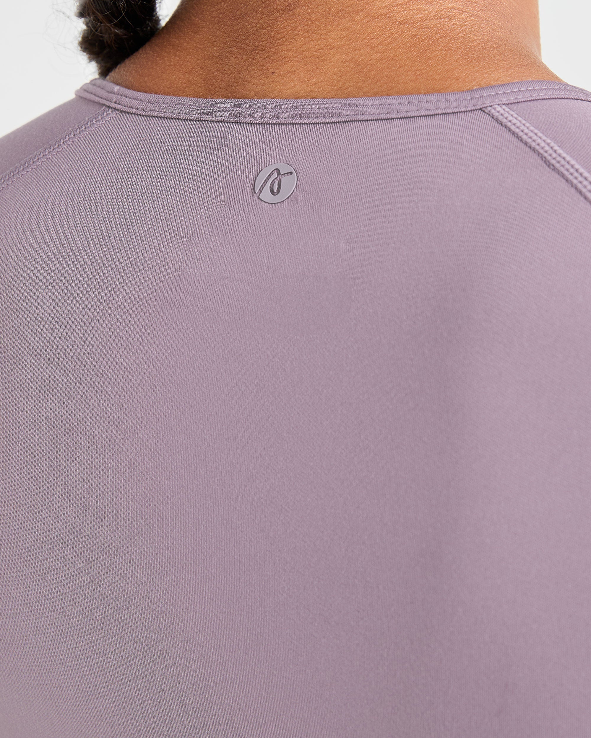 Staple Crop Top - Mauve Paars