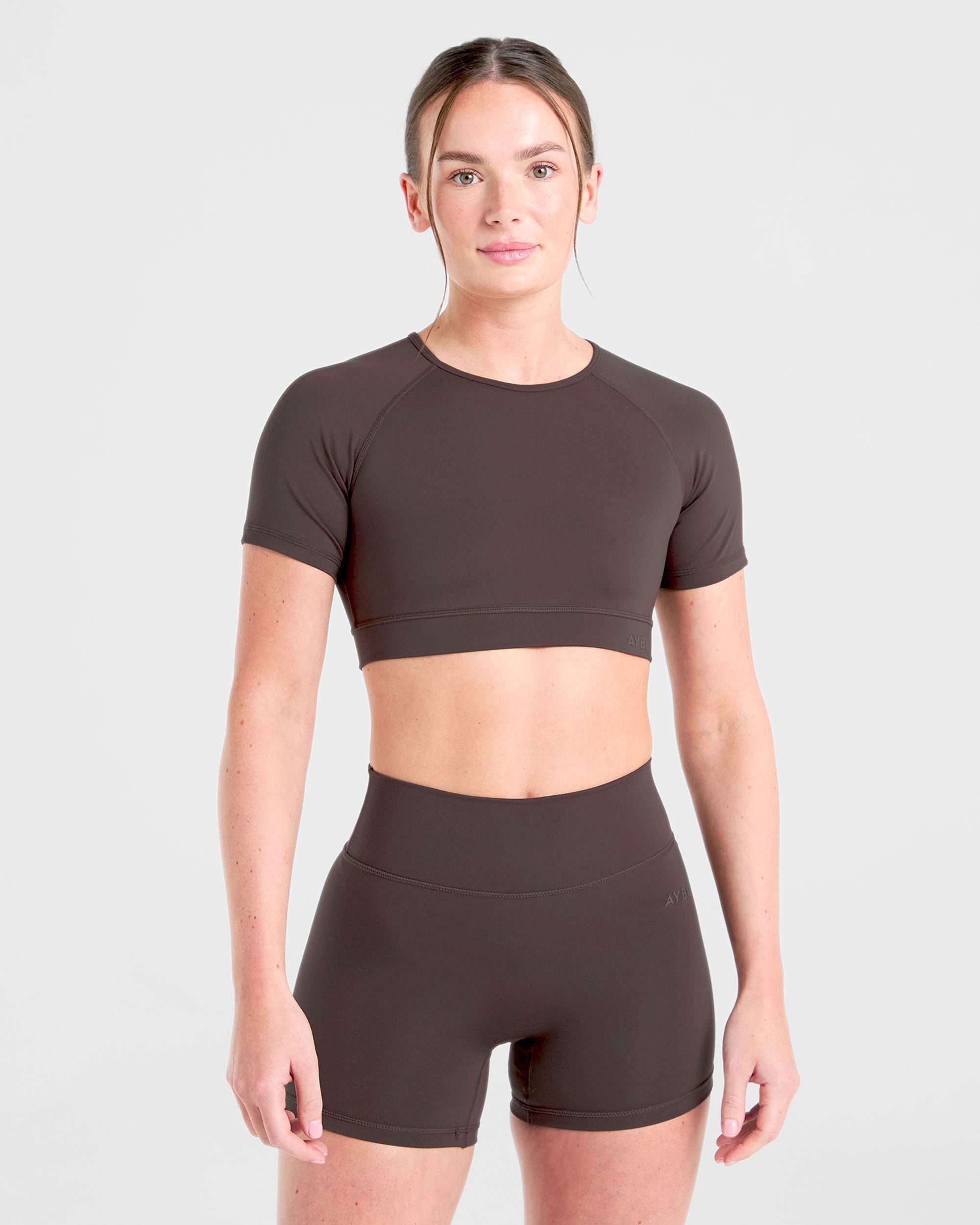 Staple Crop Top - Coffee Bruin