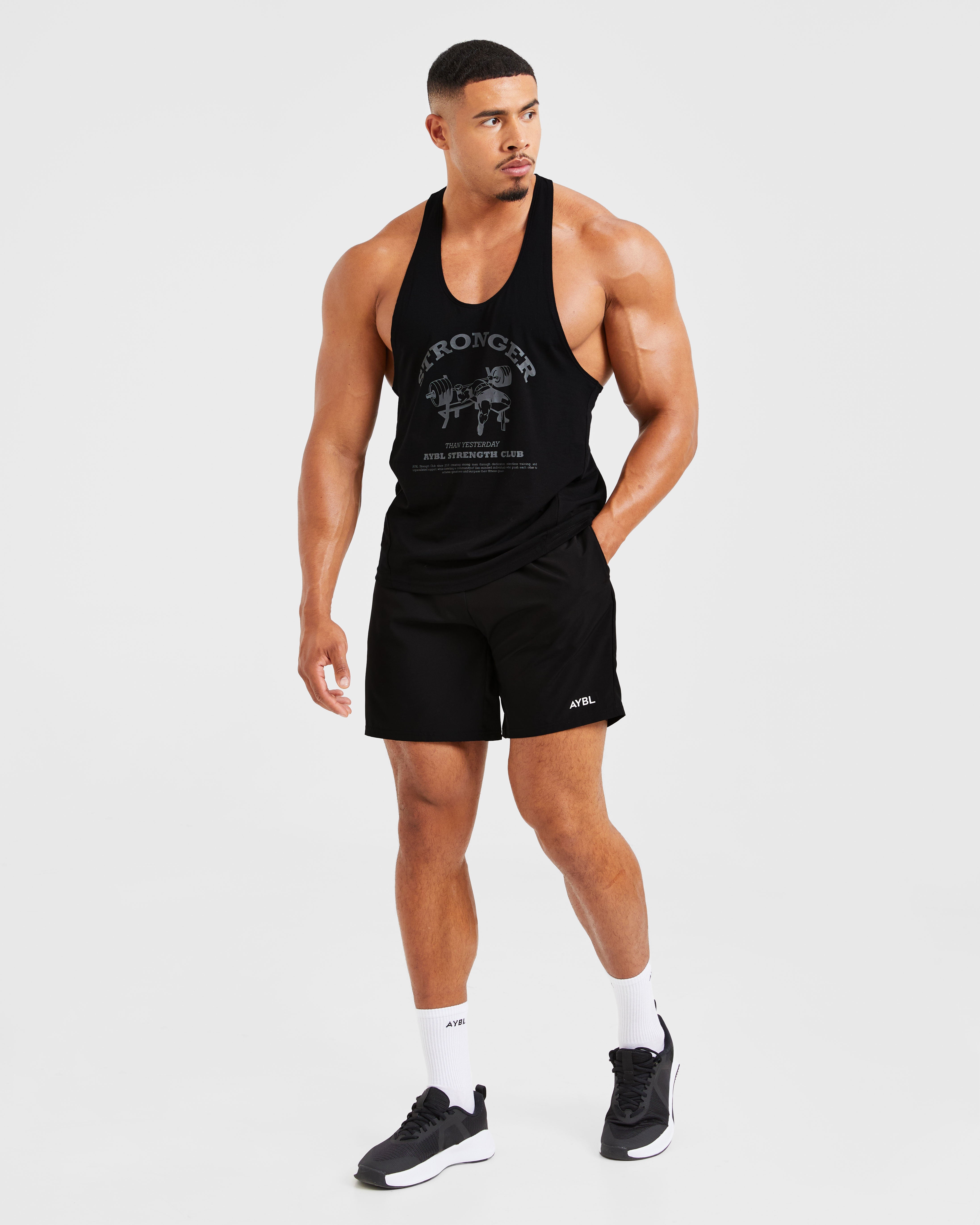 Bench Press Stringer - Zwart
