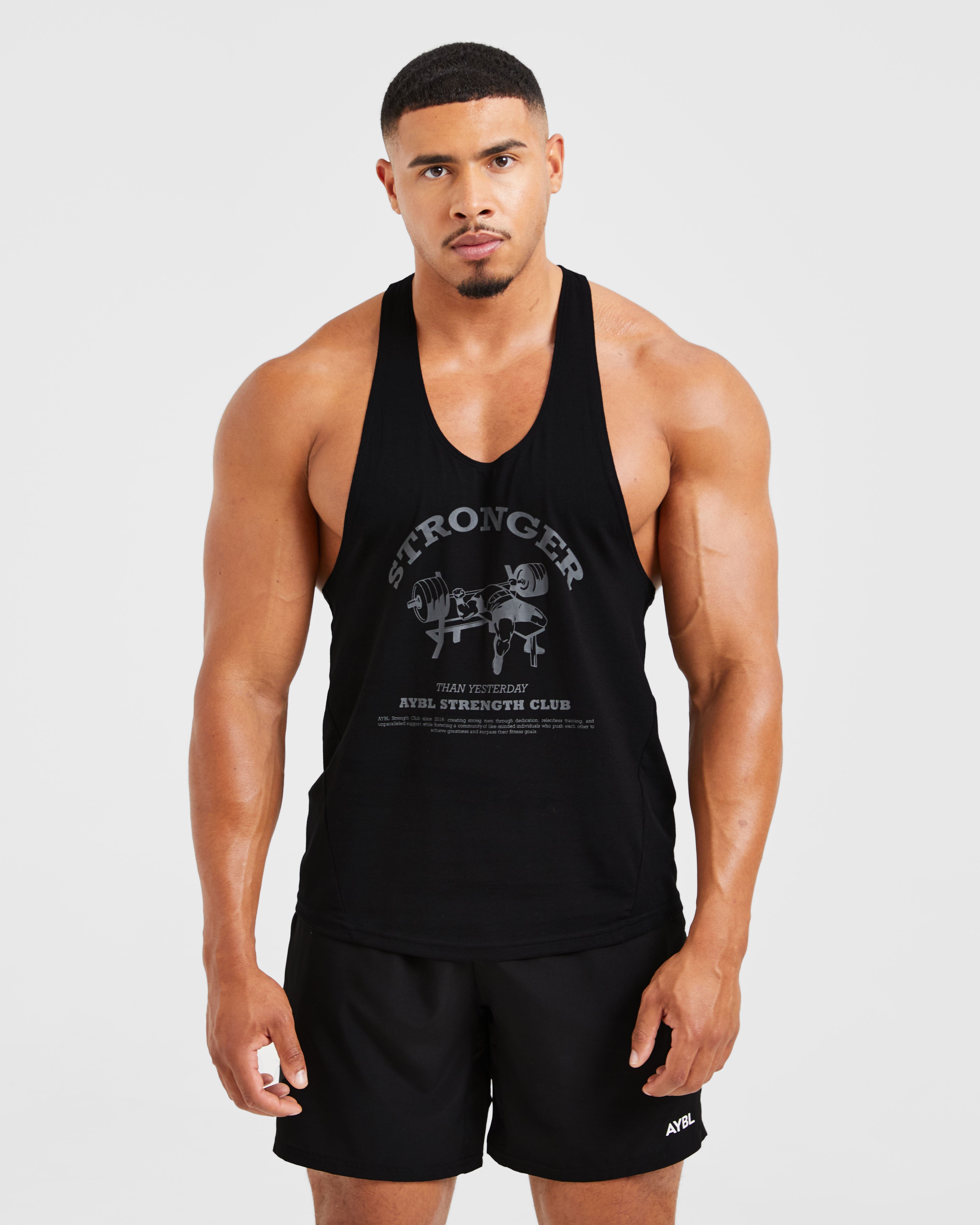 Bench Press Stringer - Zwart