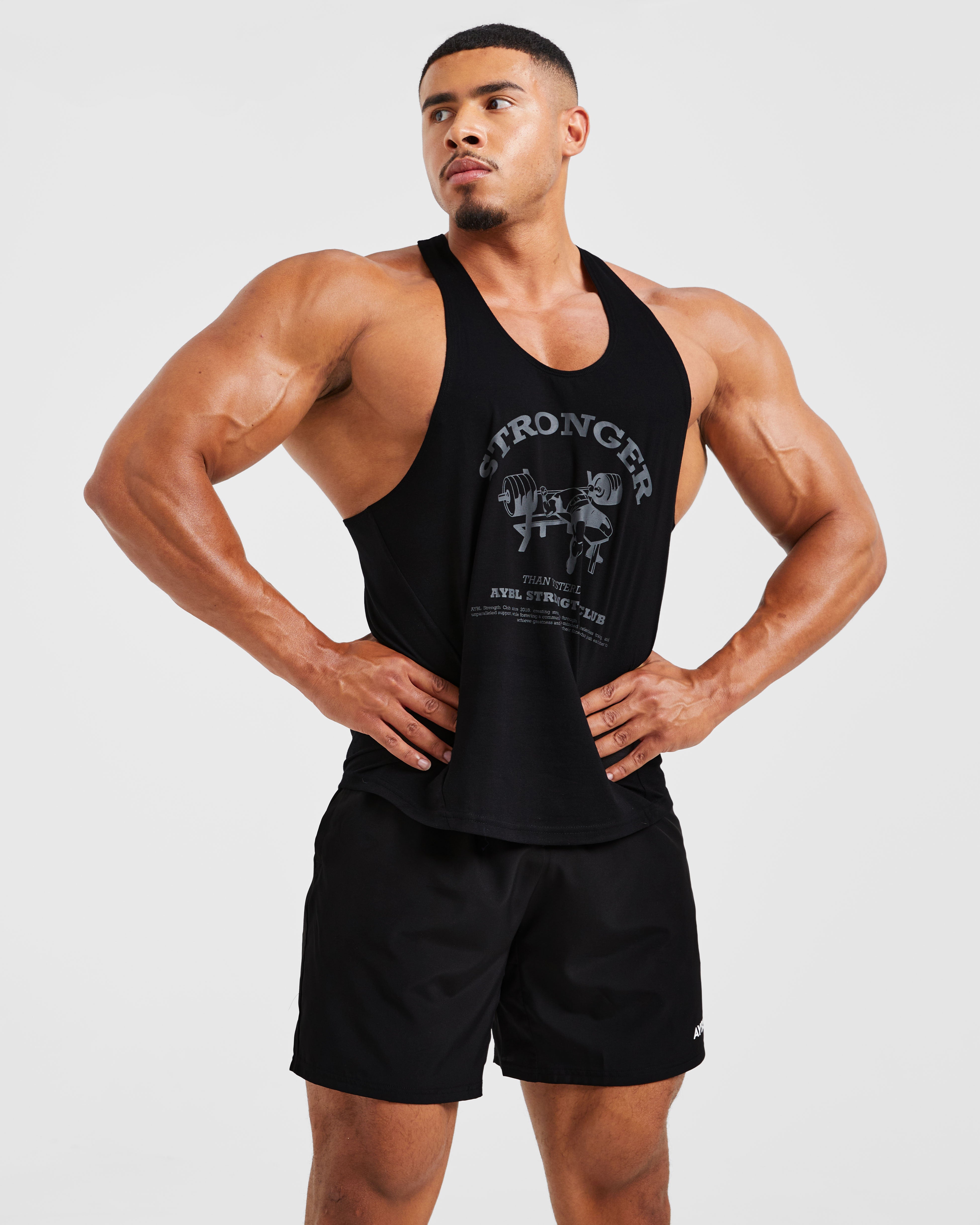 Bench Press Stringer - Zwart