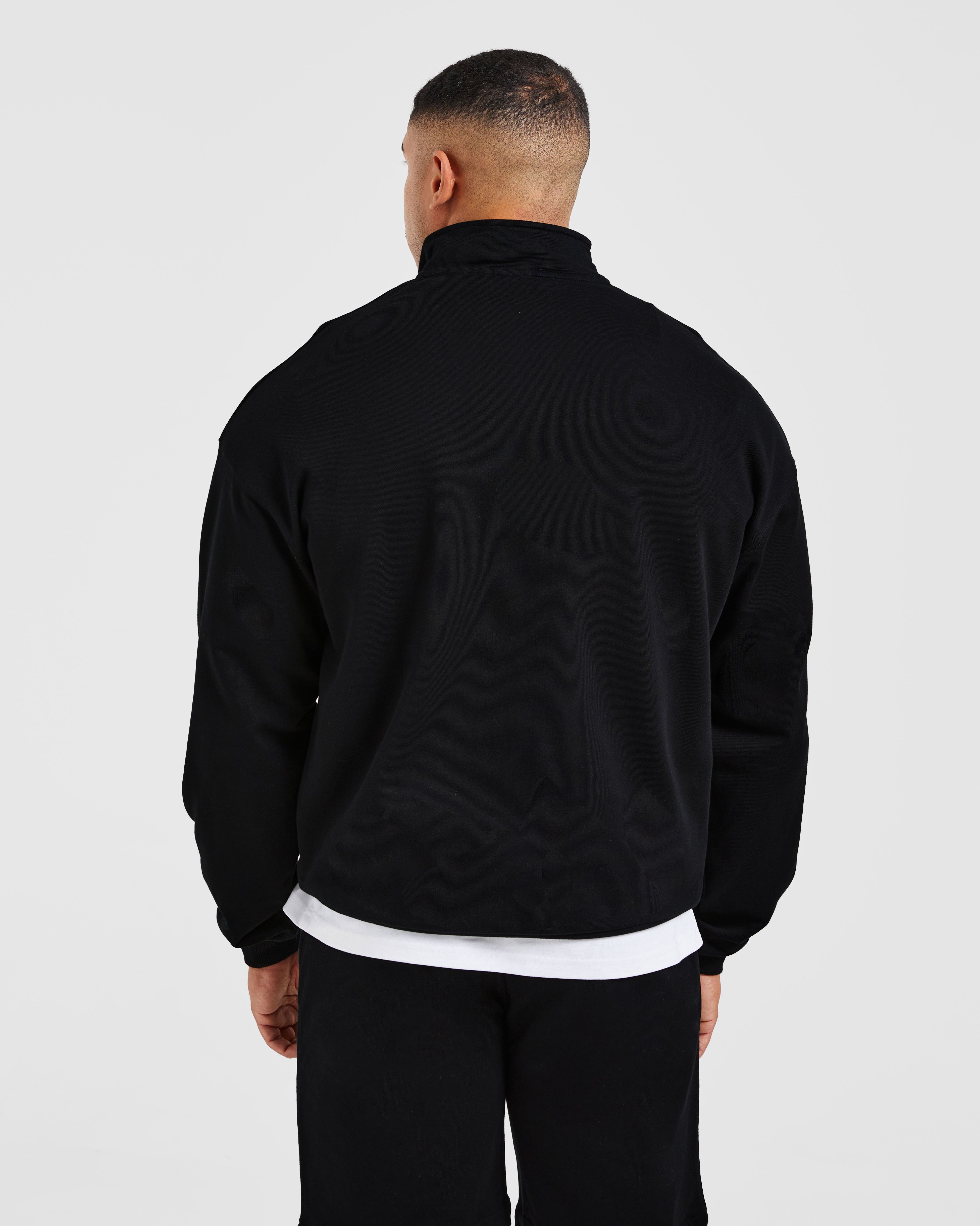Rebound 1/4 Zip Pullover - Zwart