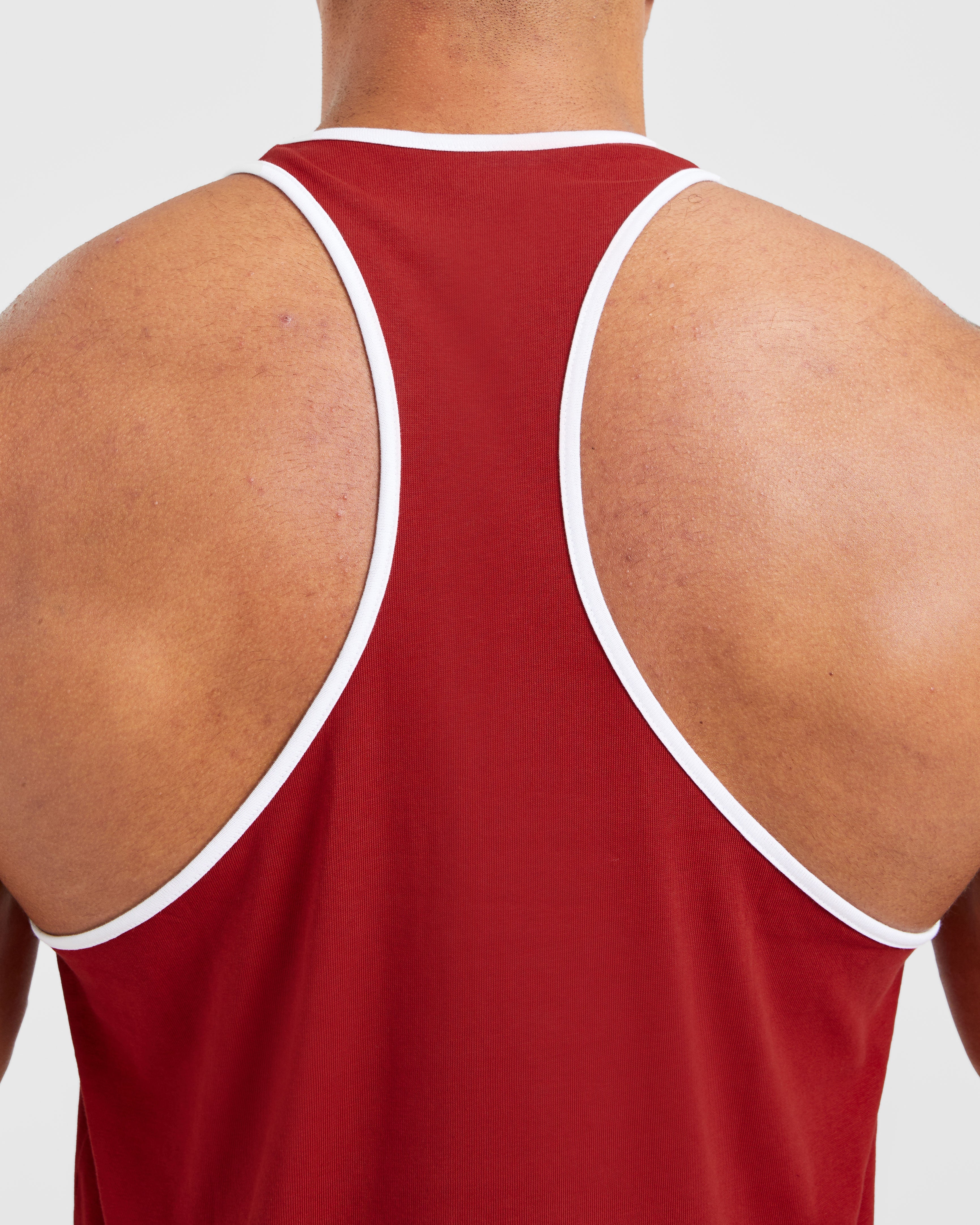 Wesley Vissers X Classic Bodybuilding Stringer - Deep Rood