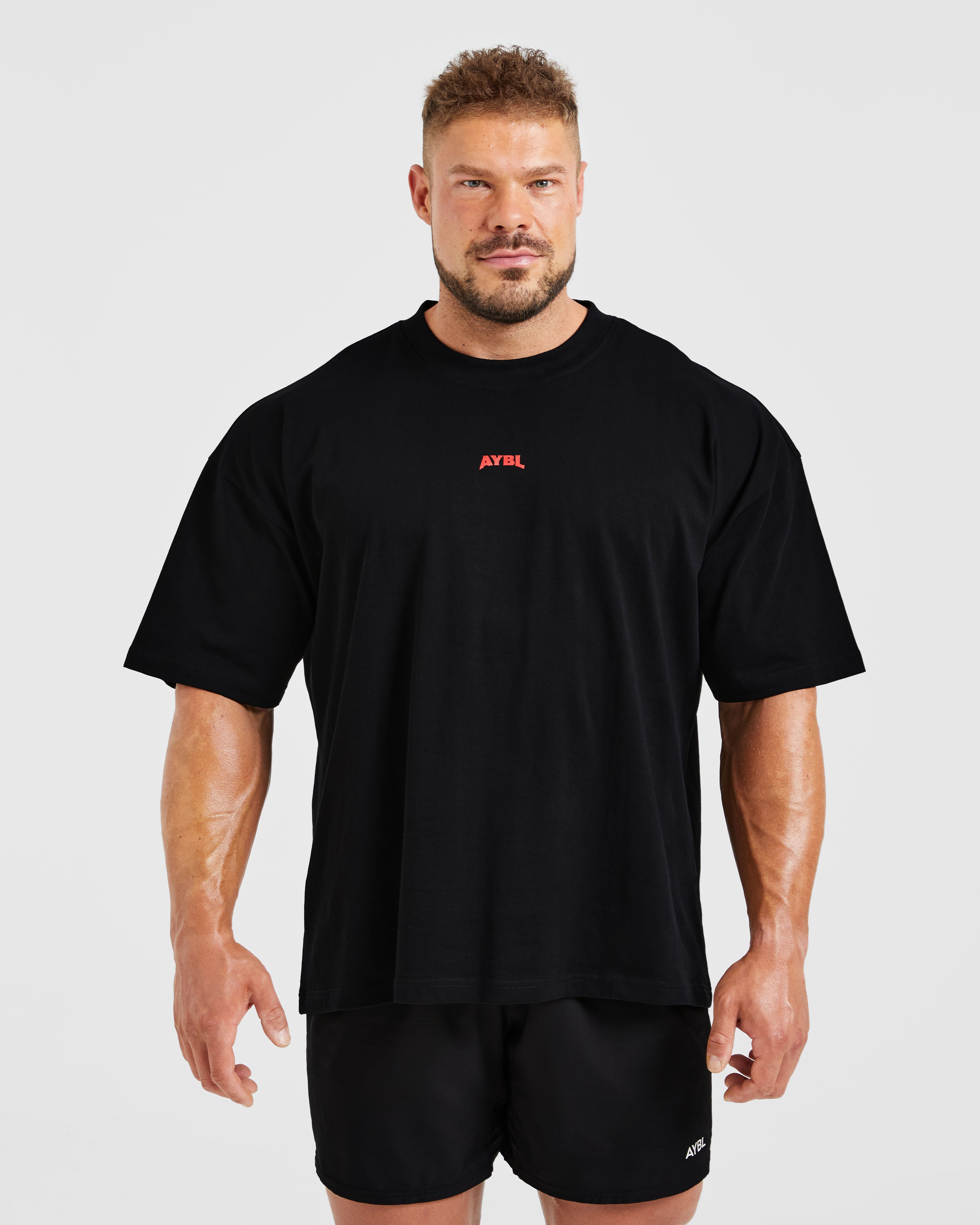 Wesley Vissers X Beyond Limits Oversized T Shirt - Zwart/Charcoal