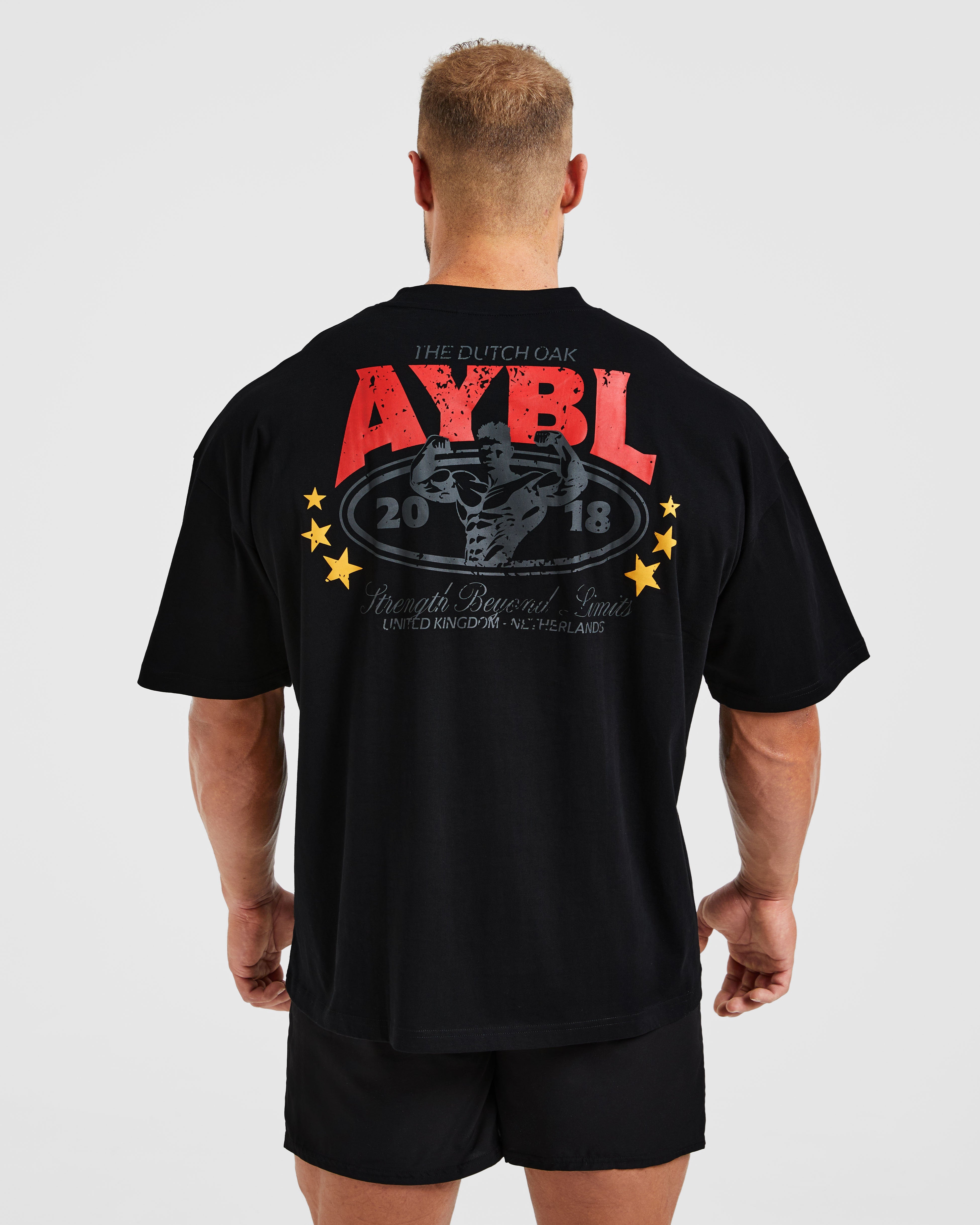 Wesley Vissers X Beyond Limits Oversized T Shirt - Zwart/Charcoal