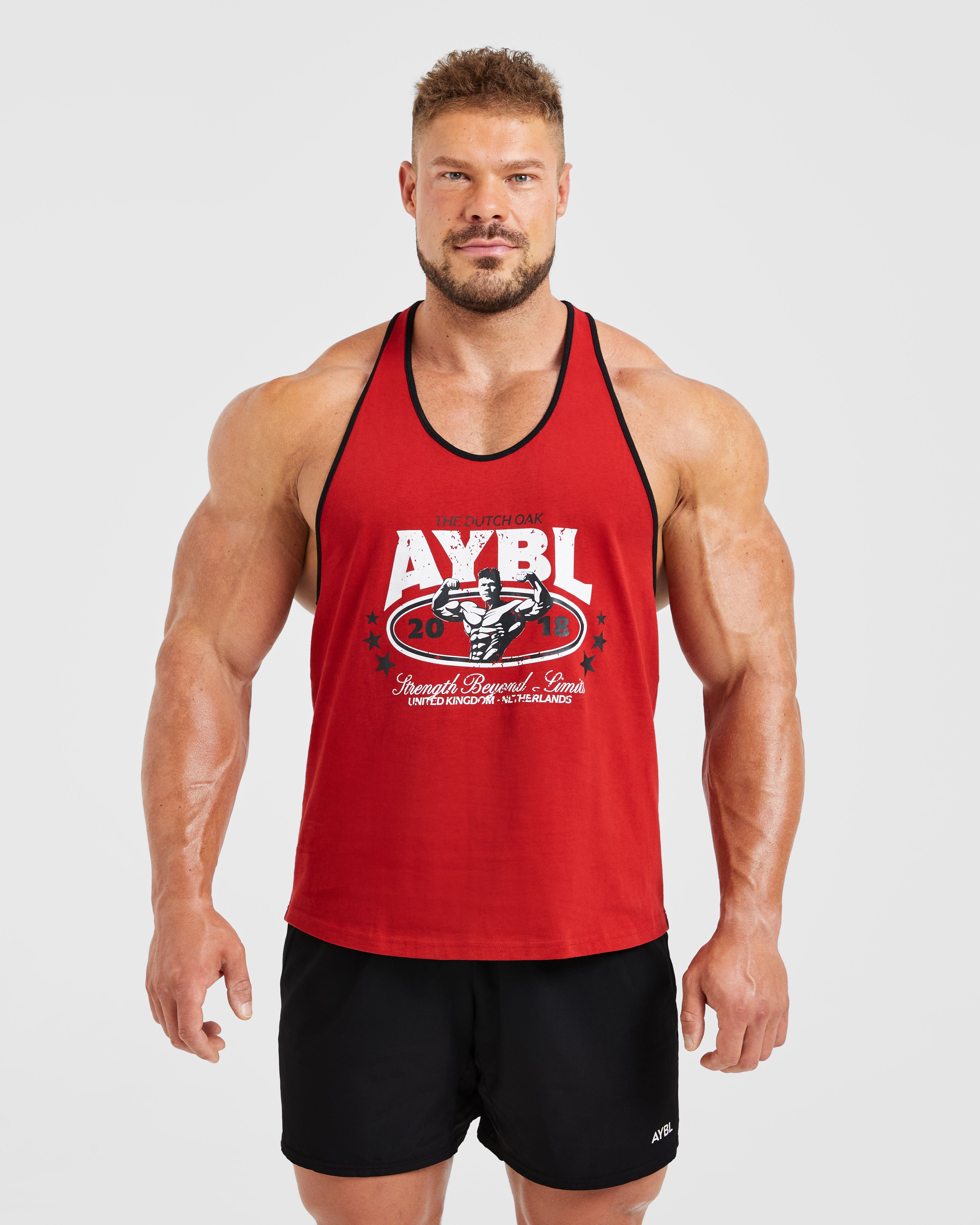 Wesley Vissers X Beyond Limits Stringer - Rood/Zwart
