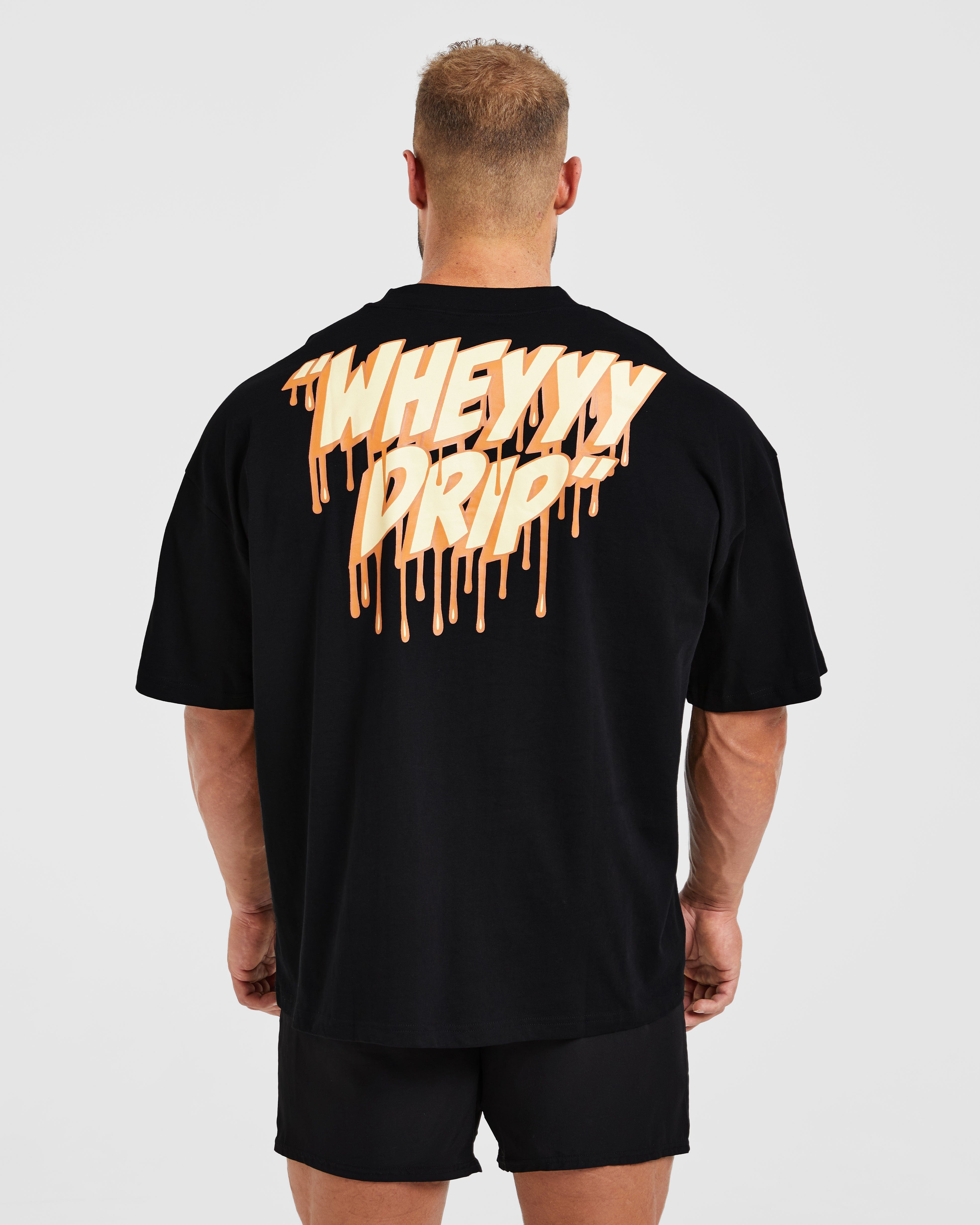 Wesley Vissers X Wheyyy Drip Oversized T Shirt - Zwart