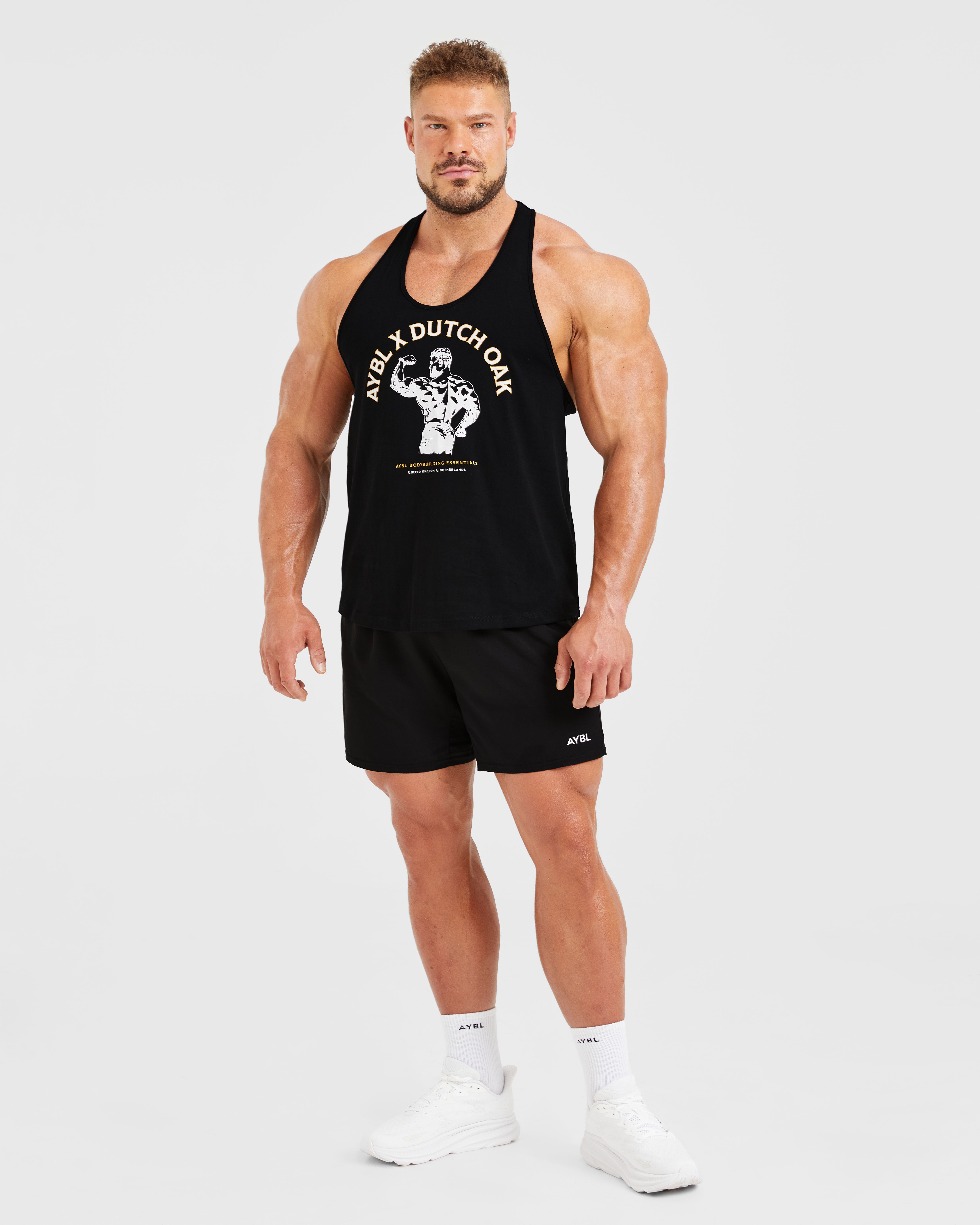 Wesley Vissers X Dutch Oak Stringer - Zwart/White