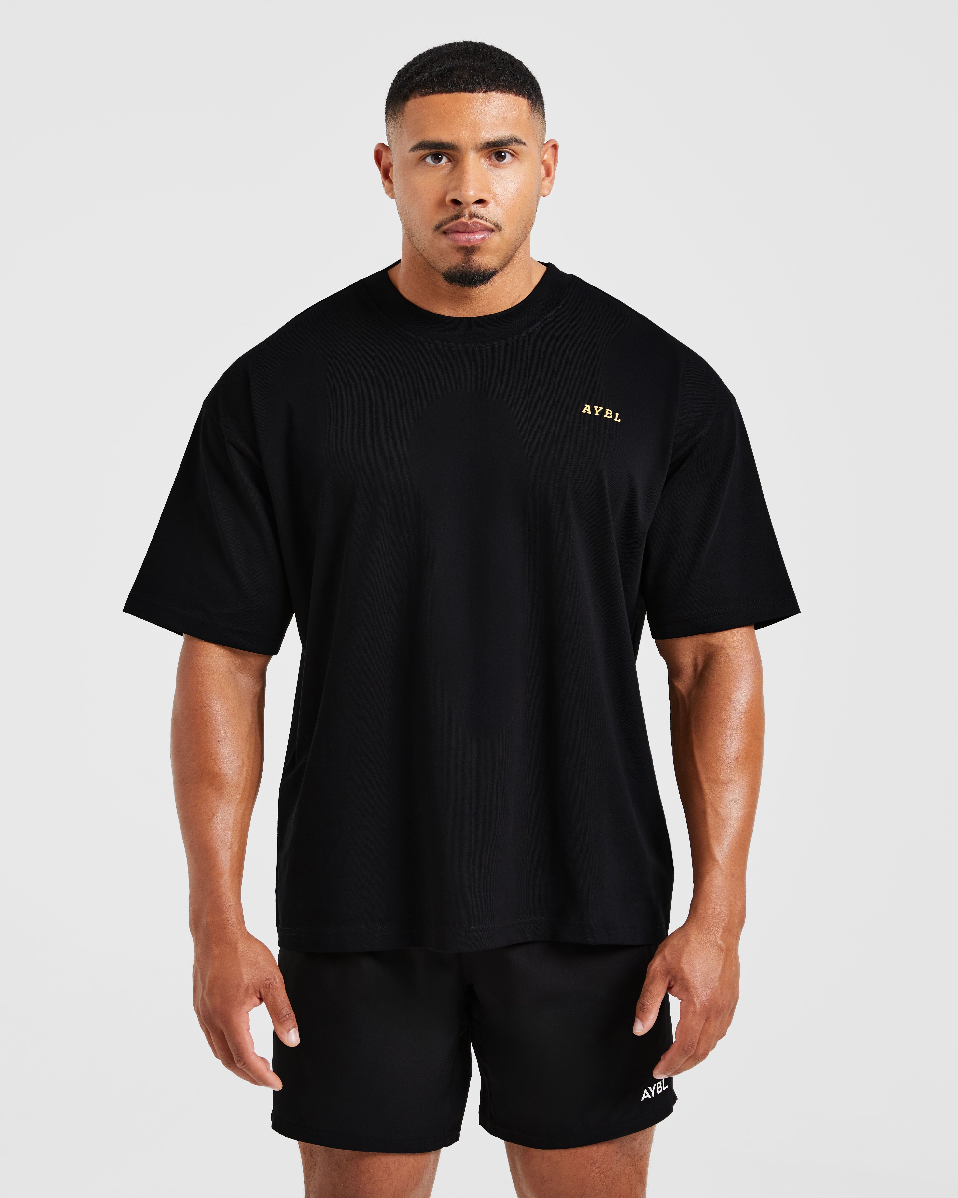 Wesley Vissers X Golden Pump Oversized T Shirt - Zwart