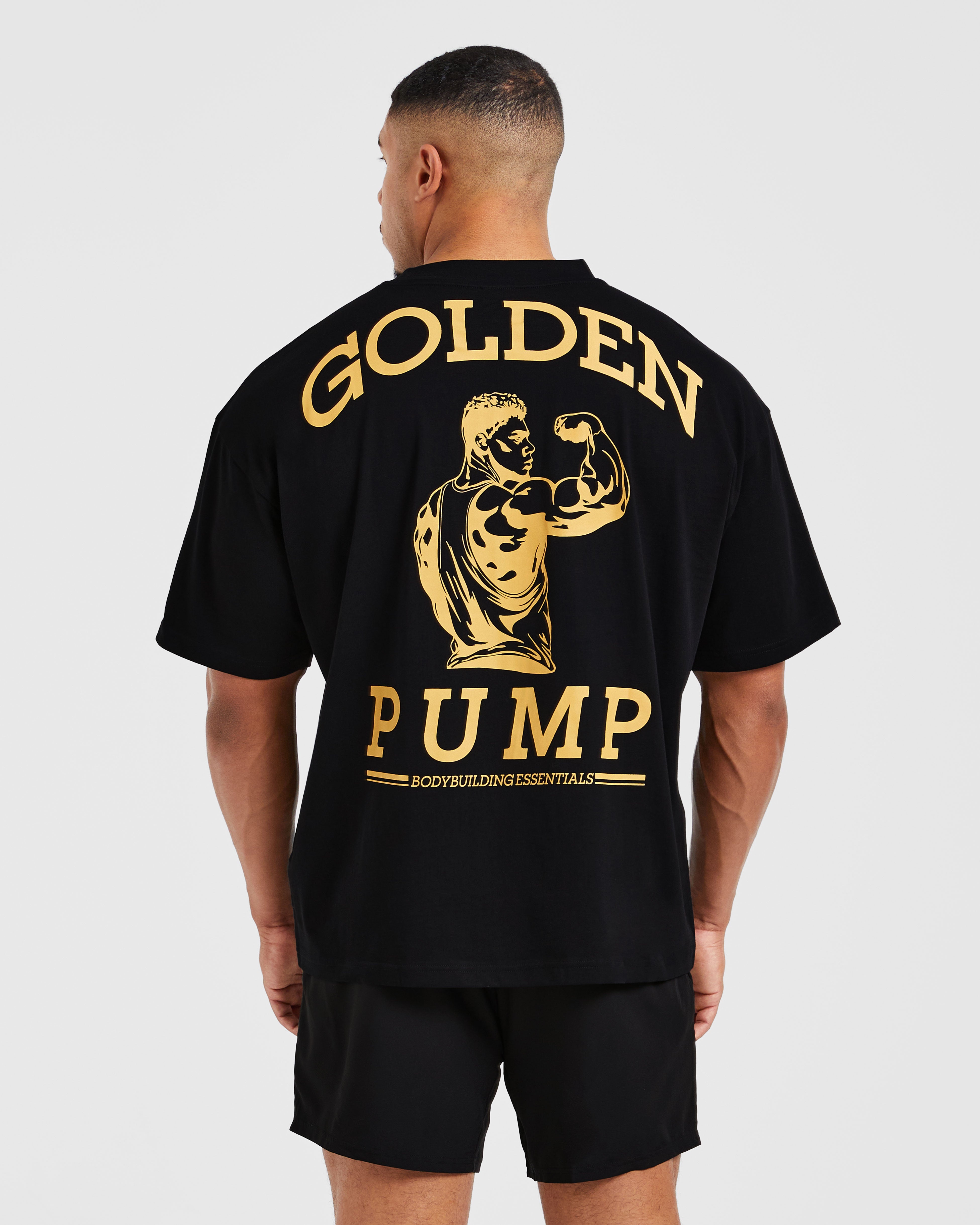 Wesley Vissers X Golden Pump Oversized T Shirt - Zwart