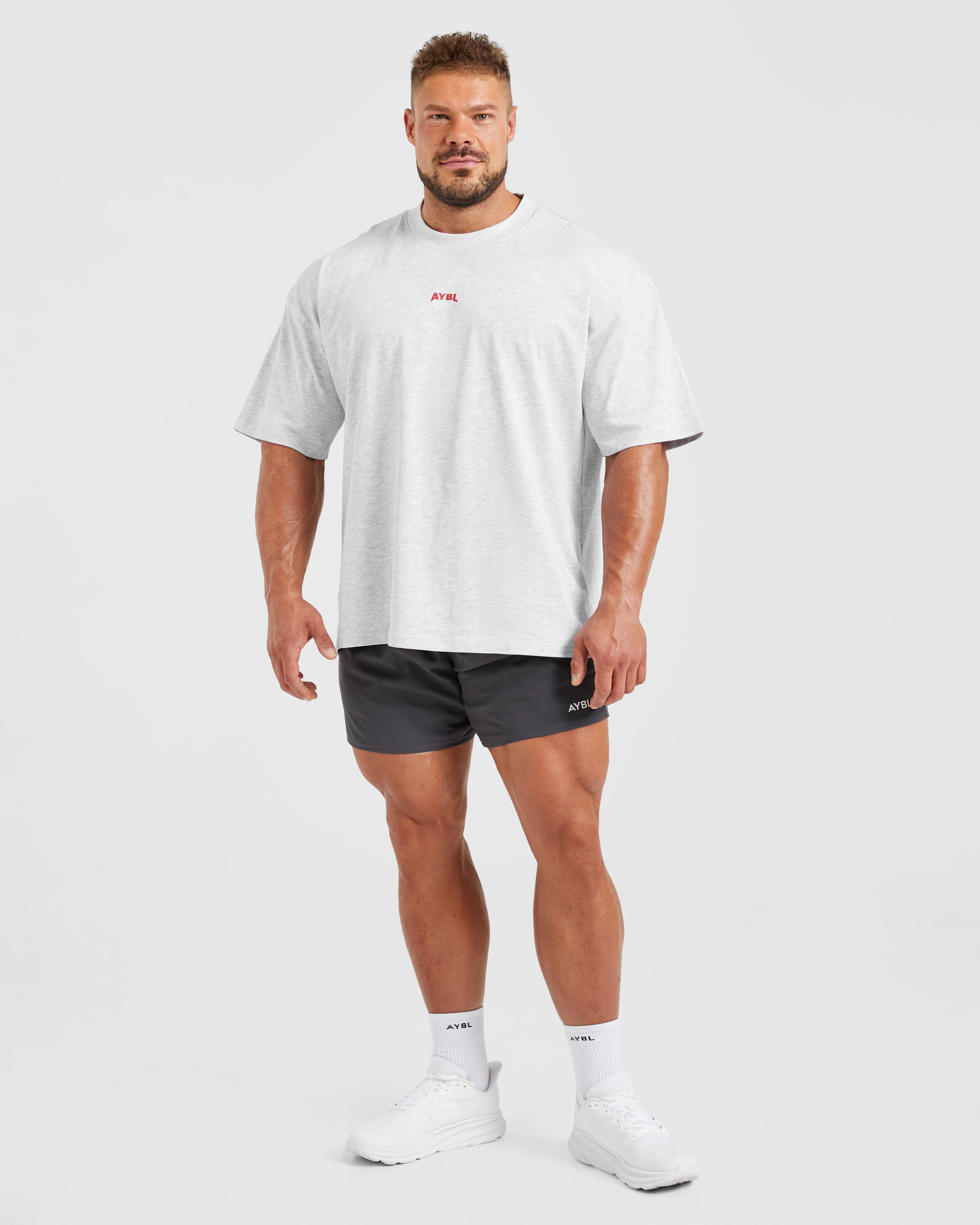 Wesley Vissers X Beyond Limits Oversized T Shirt - Grijs Marl