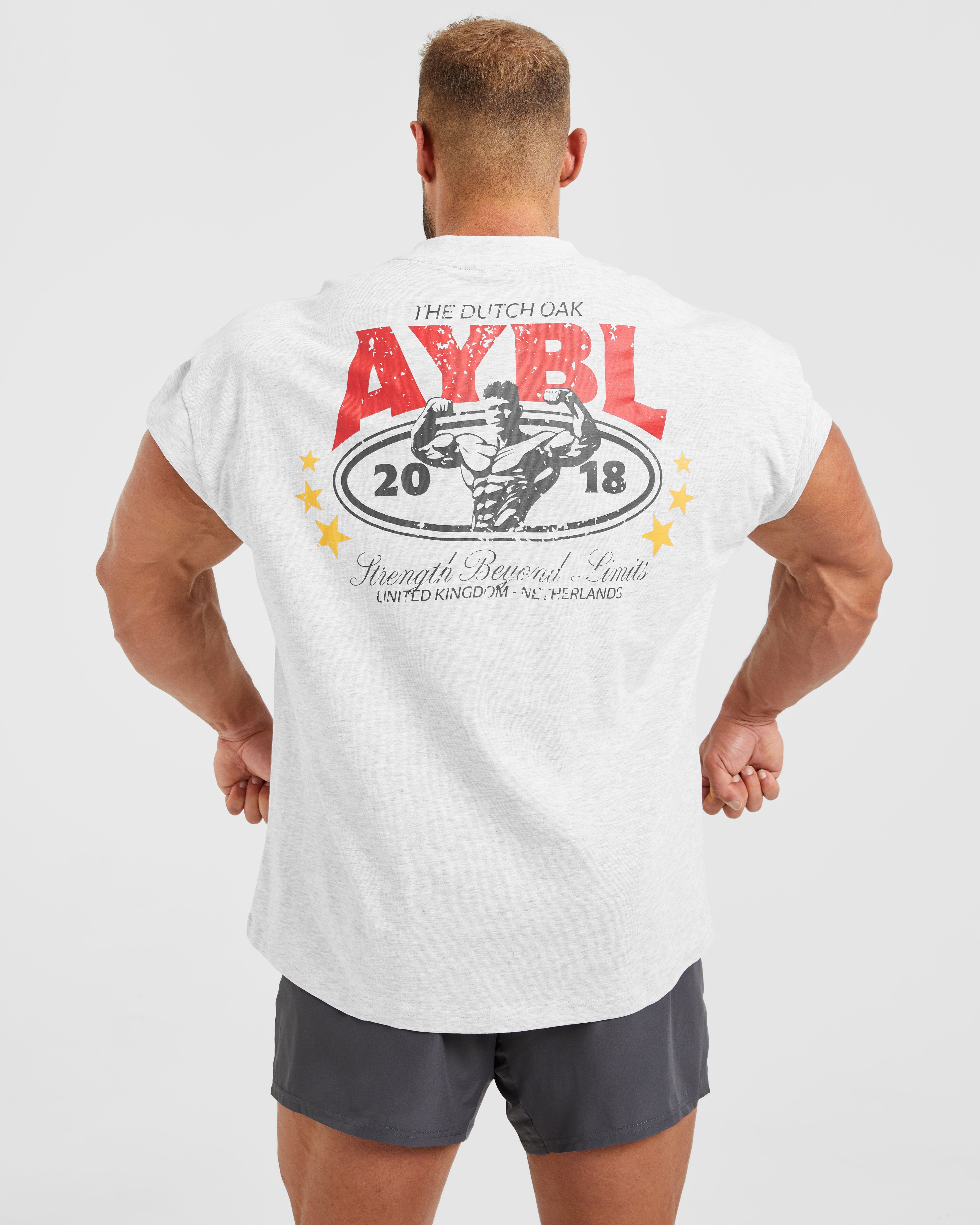Wesley Vissers X Beyond Limits Oversized T Shirt - Grijs Marl