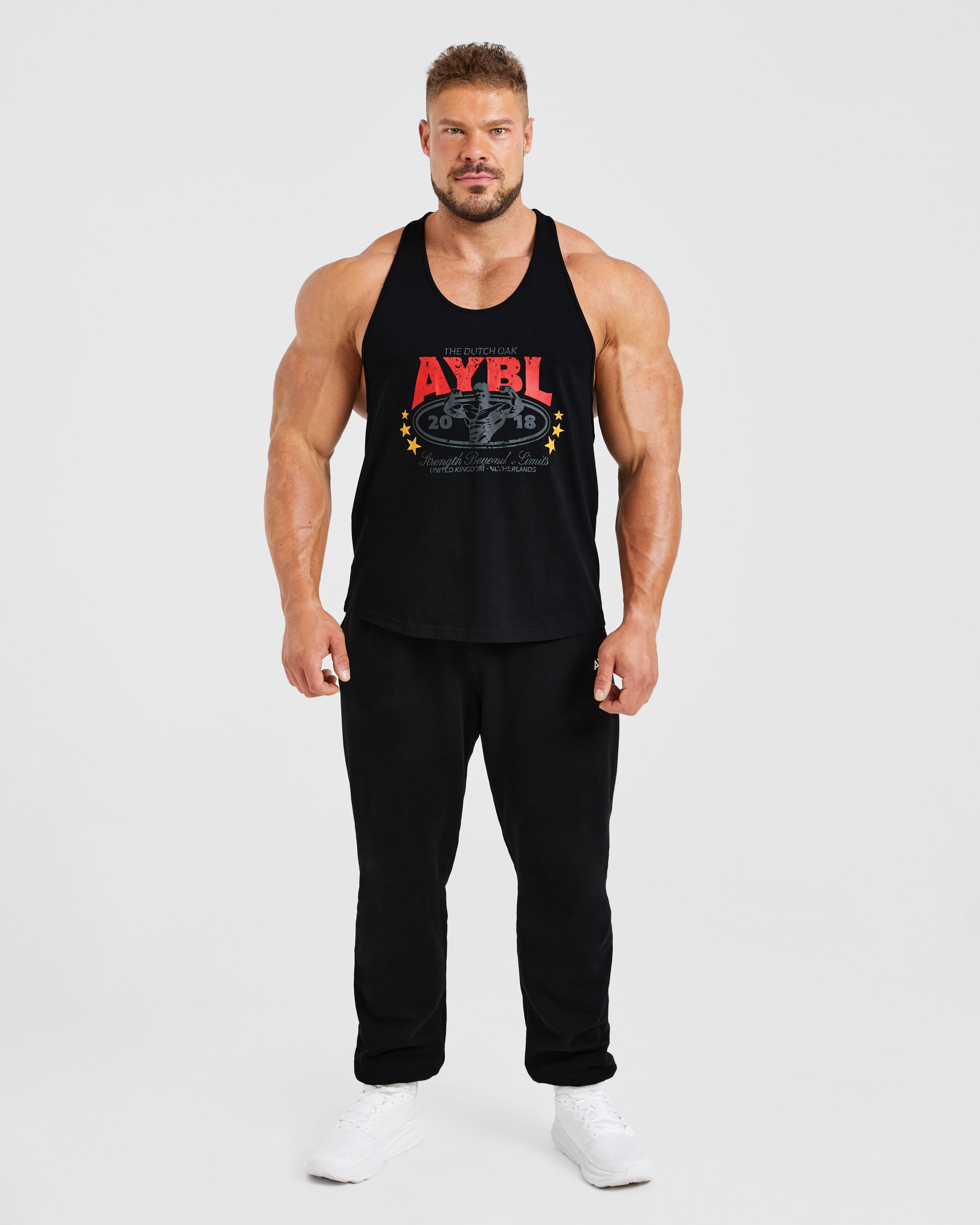 Wesley Vissers X Beyond Limits Stringer - Zwart/Rood