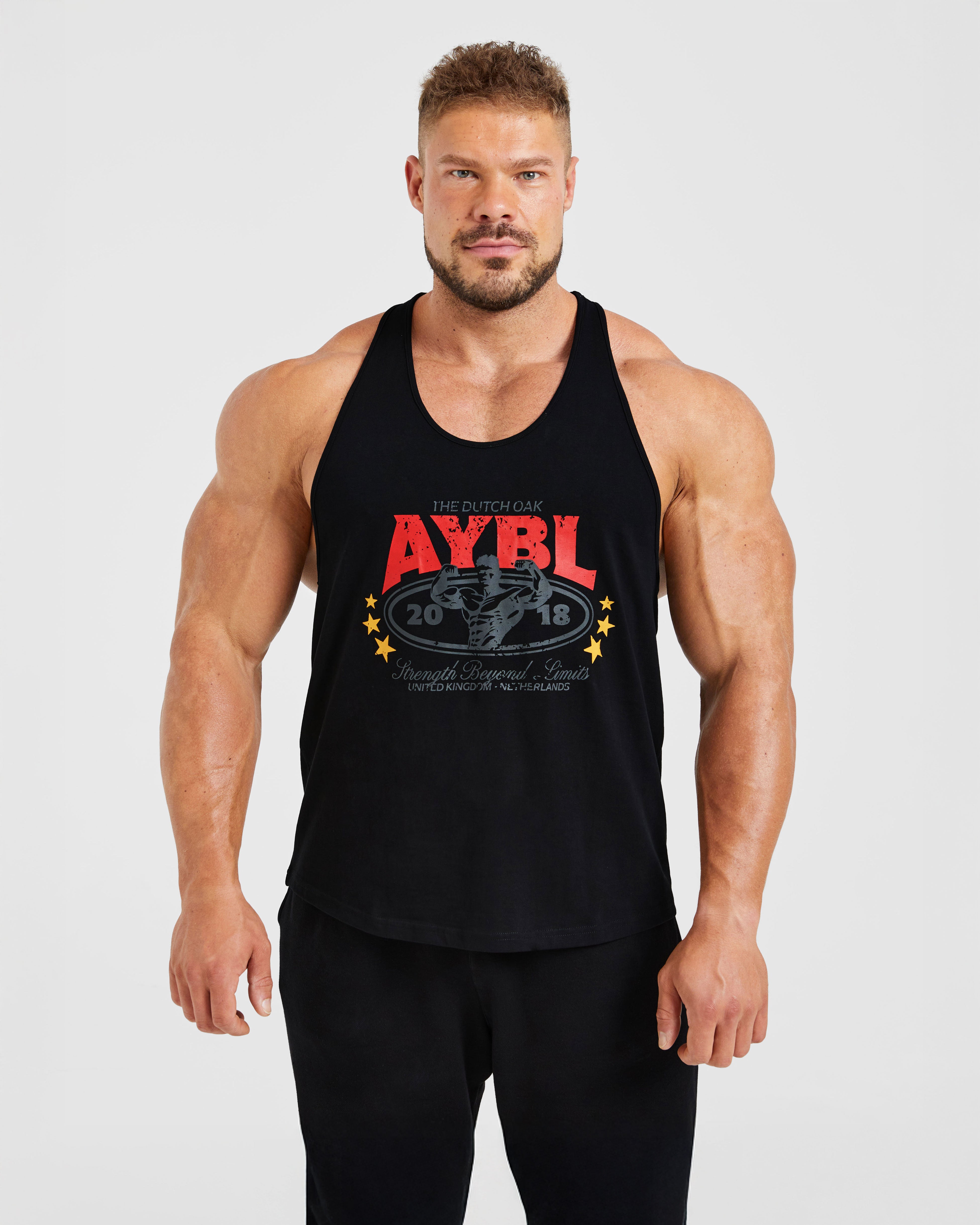 Wesley Vissers X Beyond Limits Stringer - Zwart/Rood