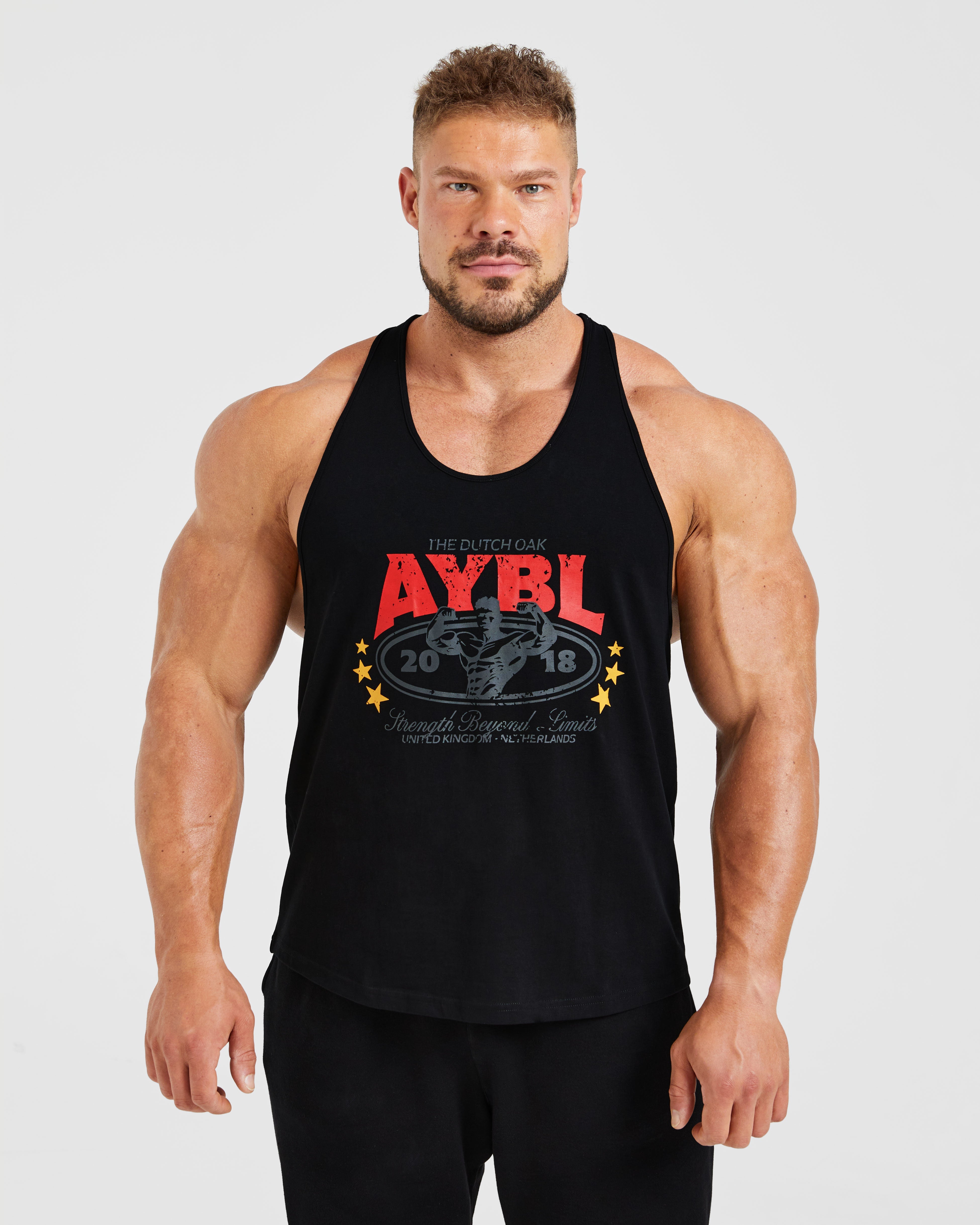 Wesley Vissers X Beyond Limits Stringer - Zwart/Rood