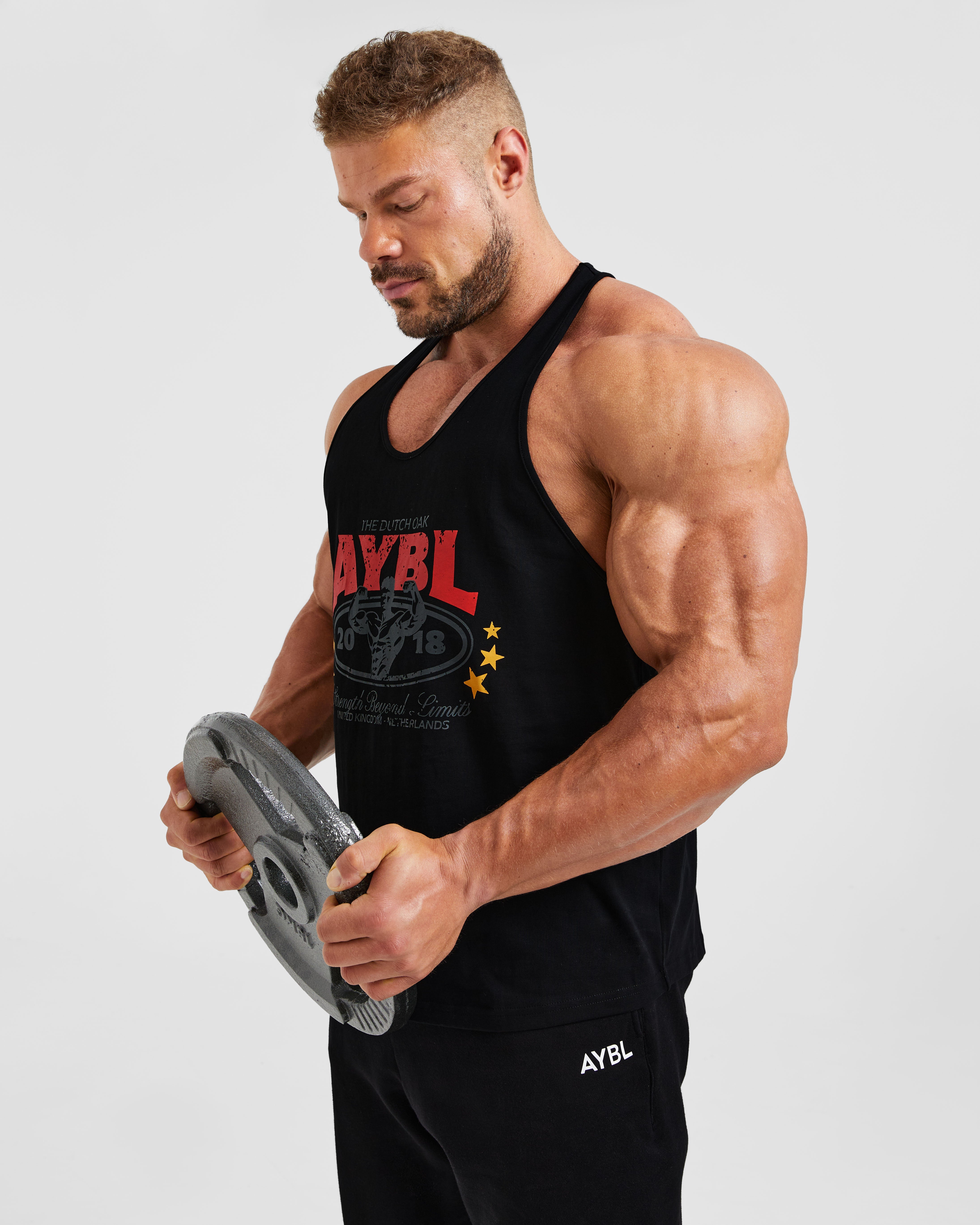 Wesley Vissers X Beyond Limits Stringer - Zwart/Rood