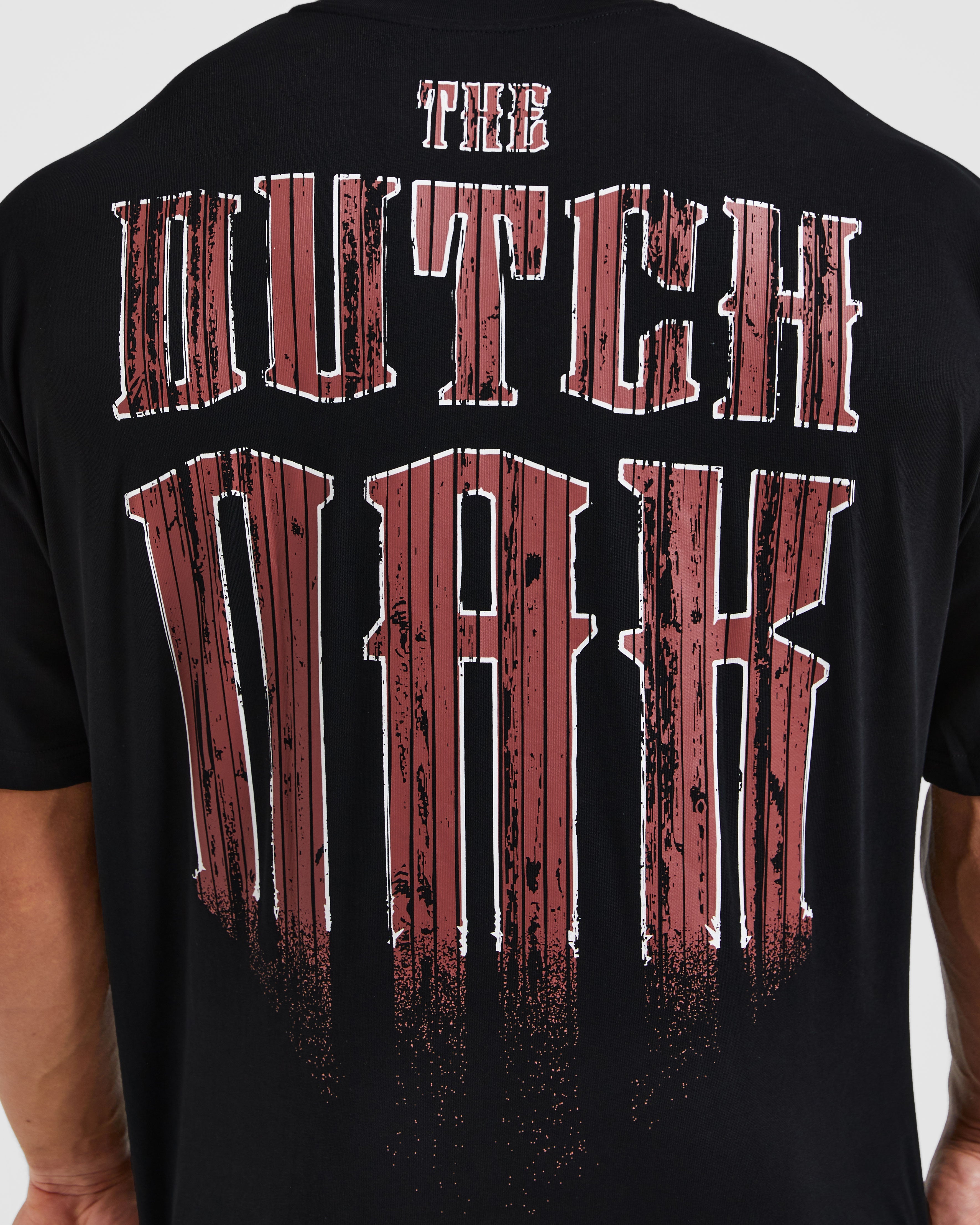 Wesley Vissers X The Dutch Oak Oversized T Shirt - Zwart