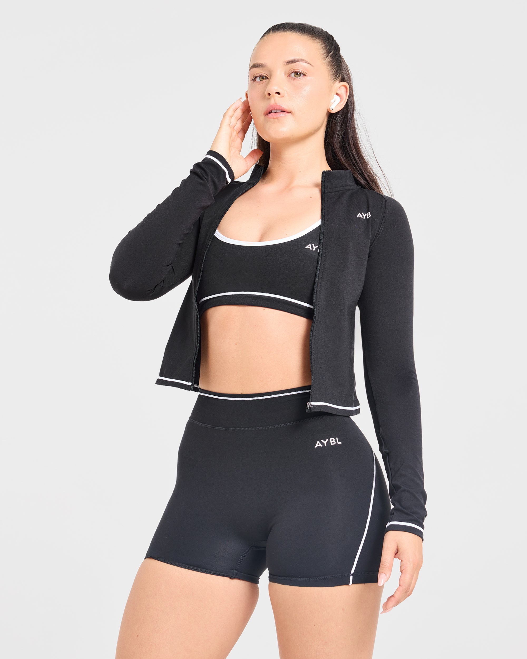 Form Zip Up Jacket - Zwart