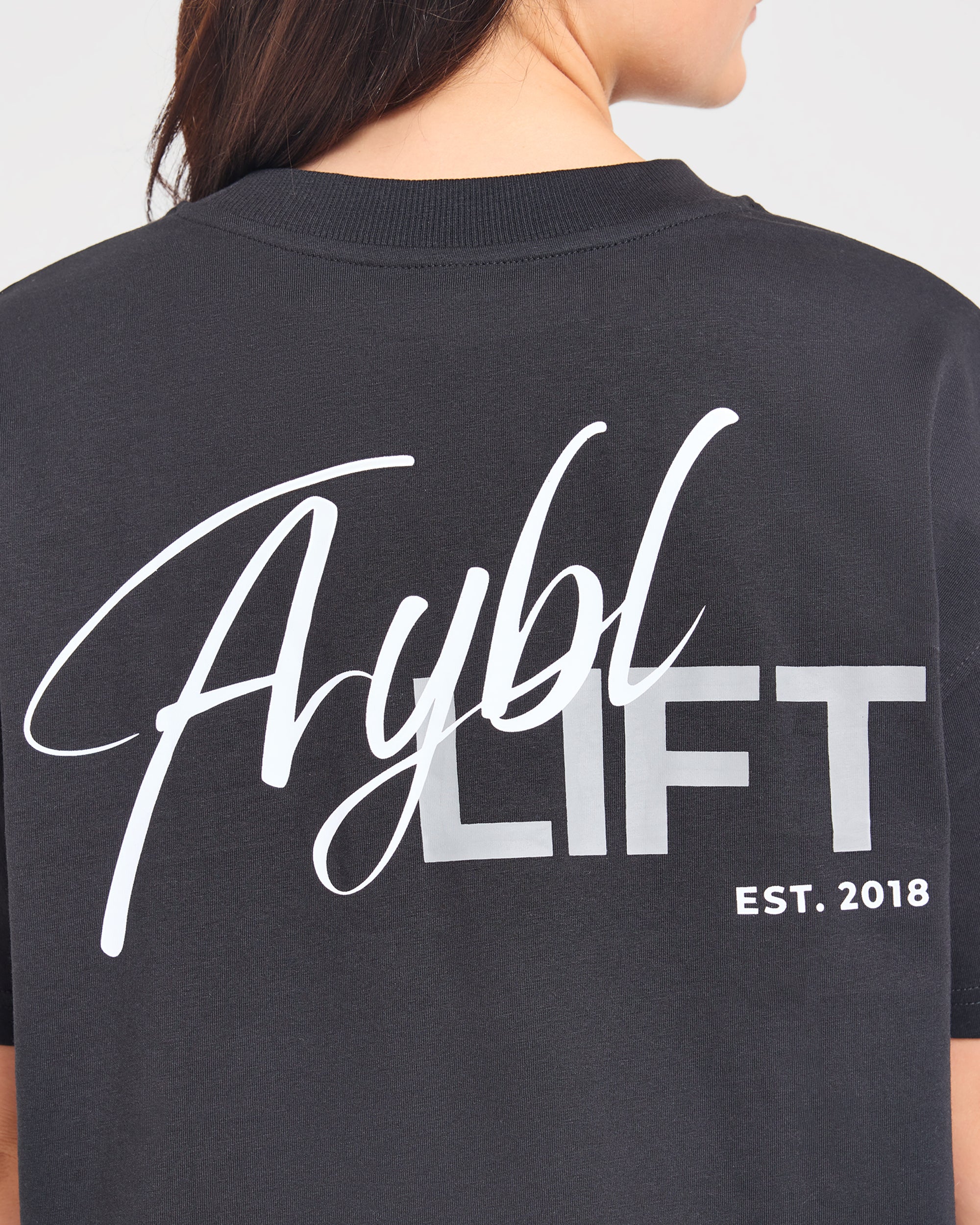 Lift Graphic 2.0 Oversized T Shirt - Zwart